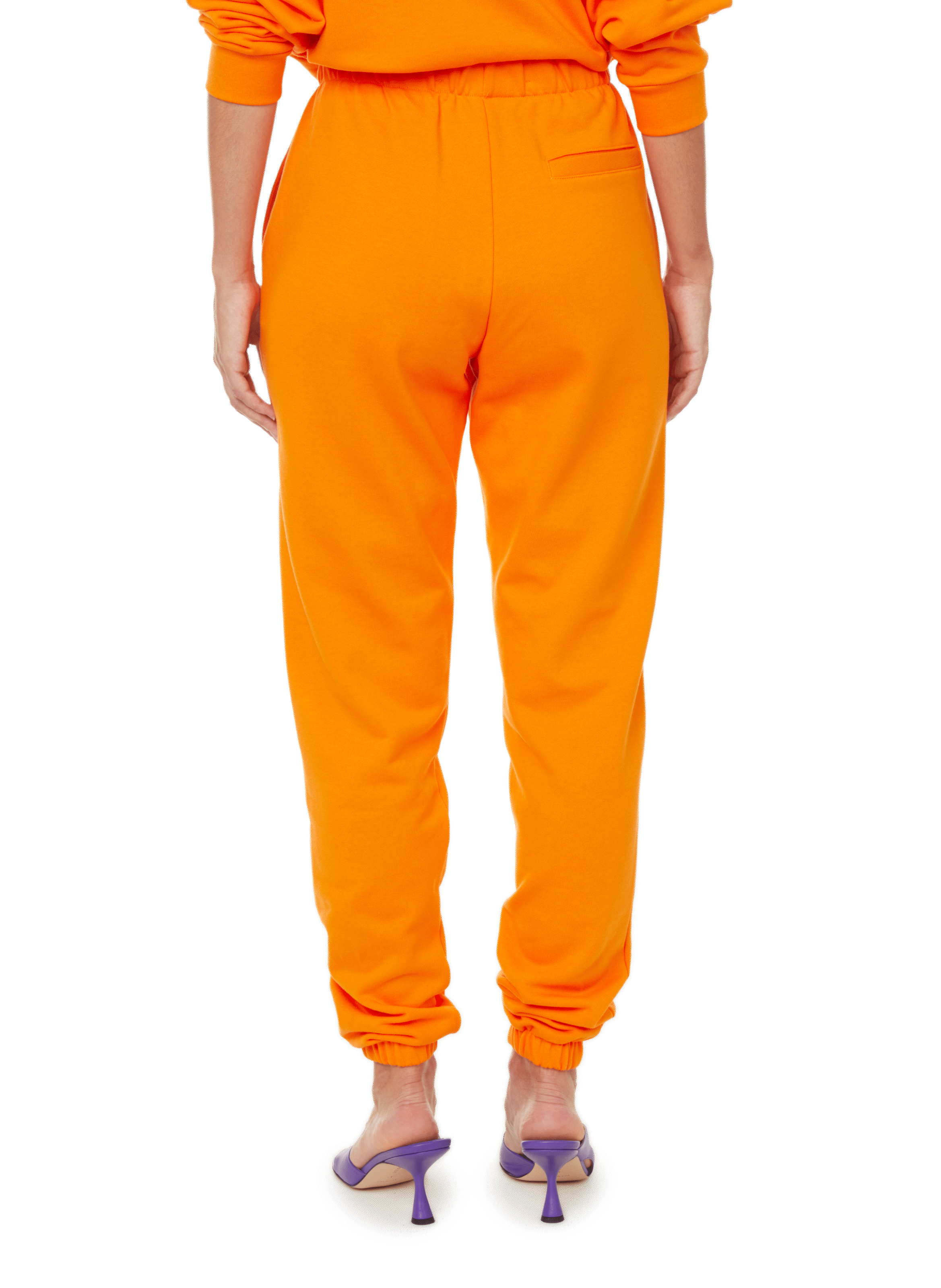 Pantalon de survêtement en coton THE SOCIAL SUNDAY Orange