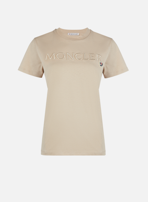Logo-T-Shirt BeigeMONCLER 