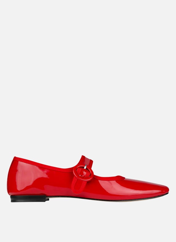 Babies en cuir vernis georgia Rouge by REPETTO REPETTO Babies en cuir vernis georgia Rouge