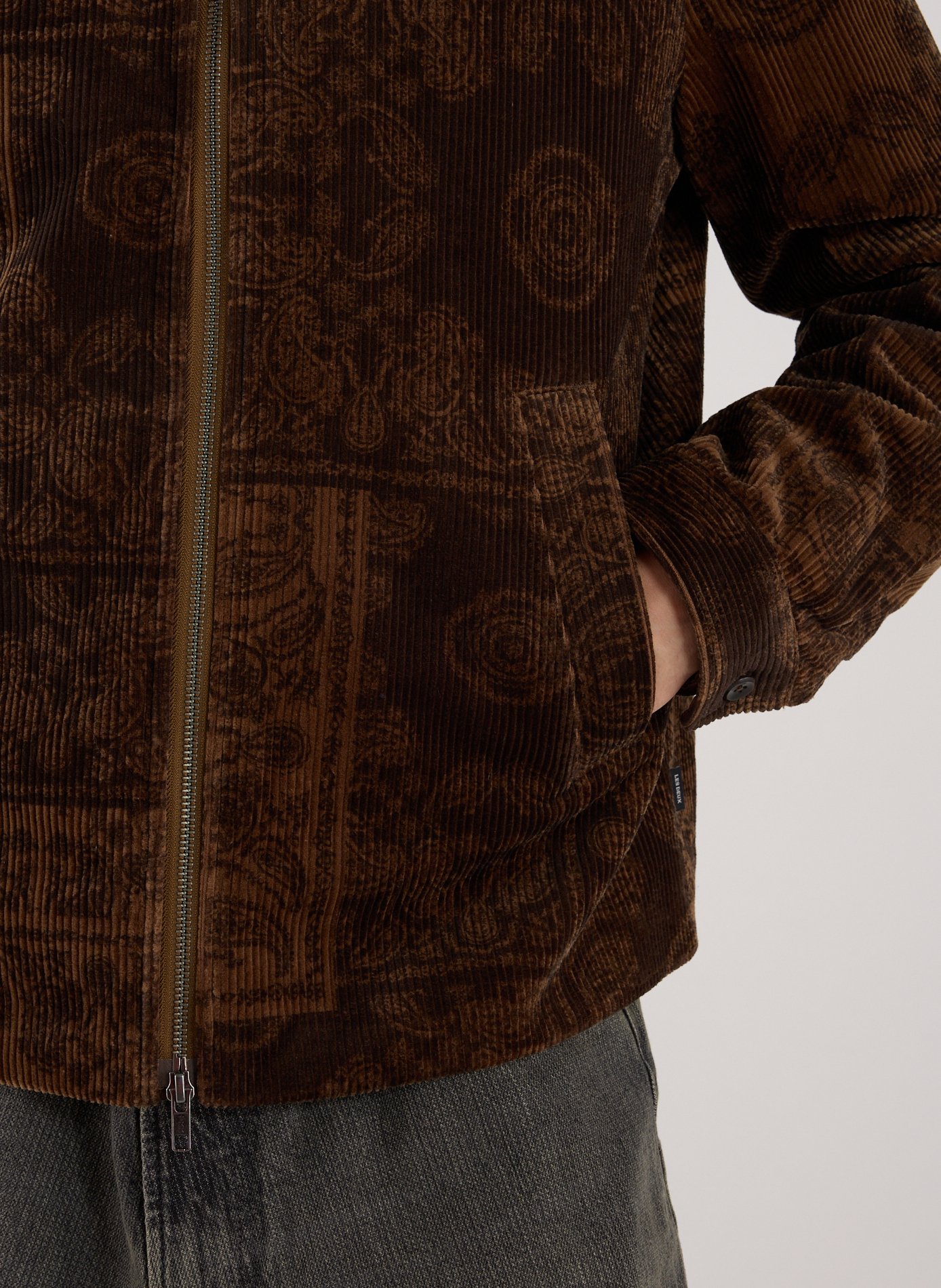 Ribbed Marchall Jacket LES DEUX Brown