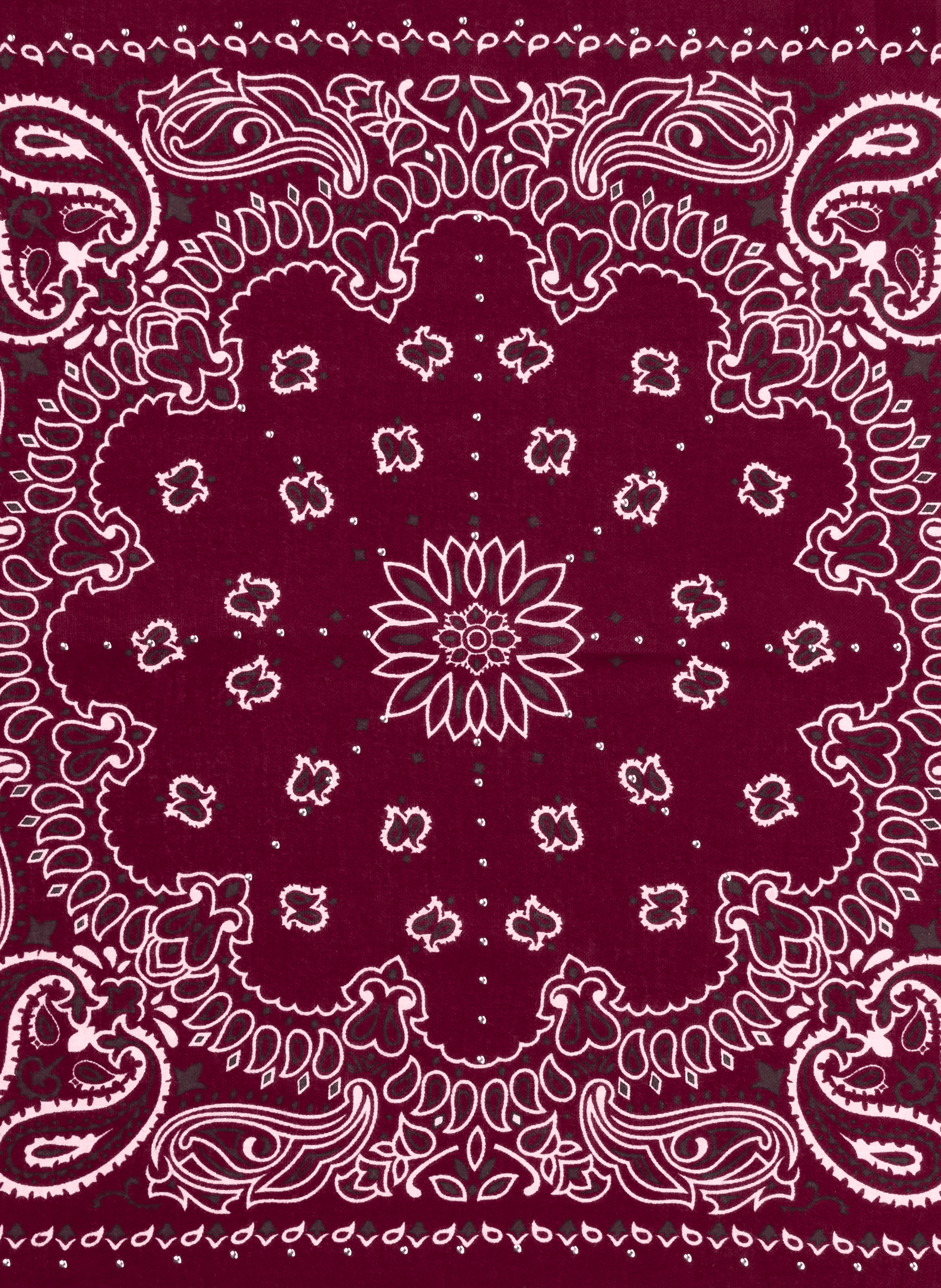 Foulard imprimé bandana WILD Rouge