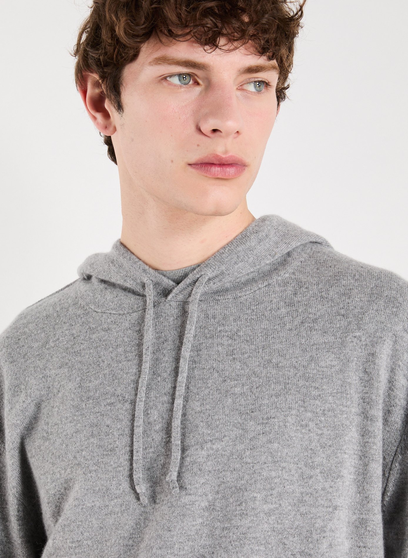Sweatshirt droit en cachemire CLOSED Gris