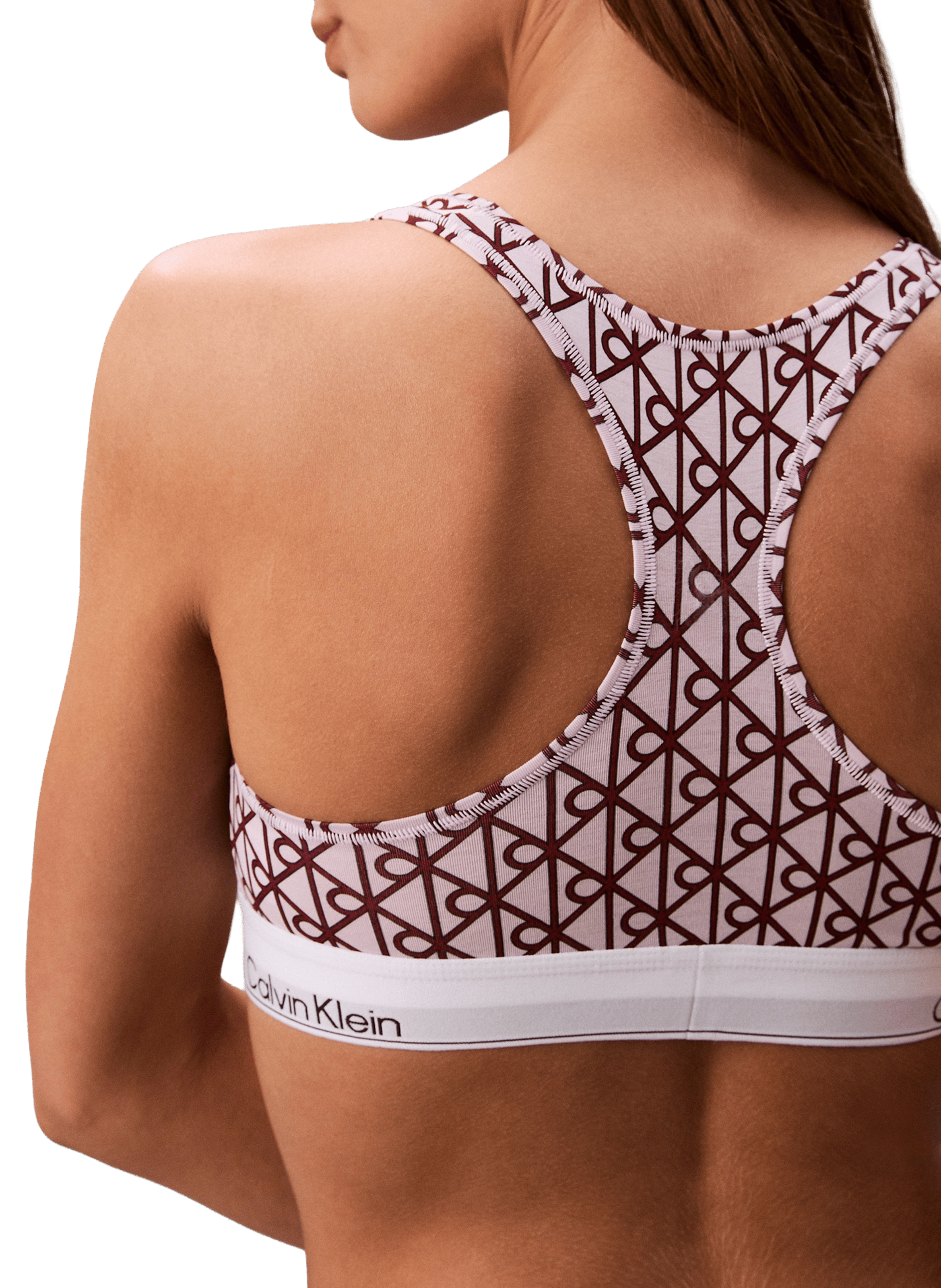 Brassière en coton CALVIN KLEIN Rouge