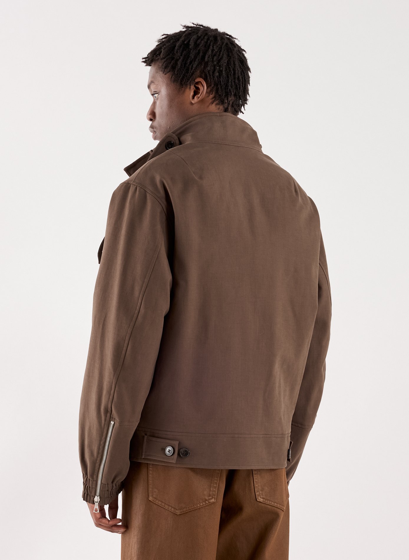 Cotton jacket DRIES VAN NOTEN Brown