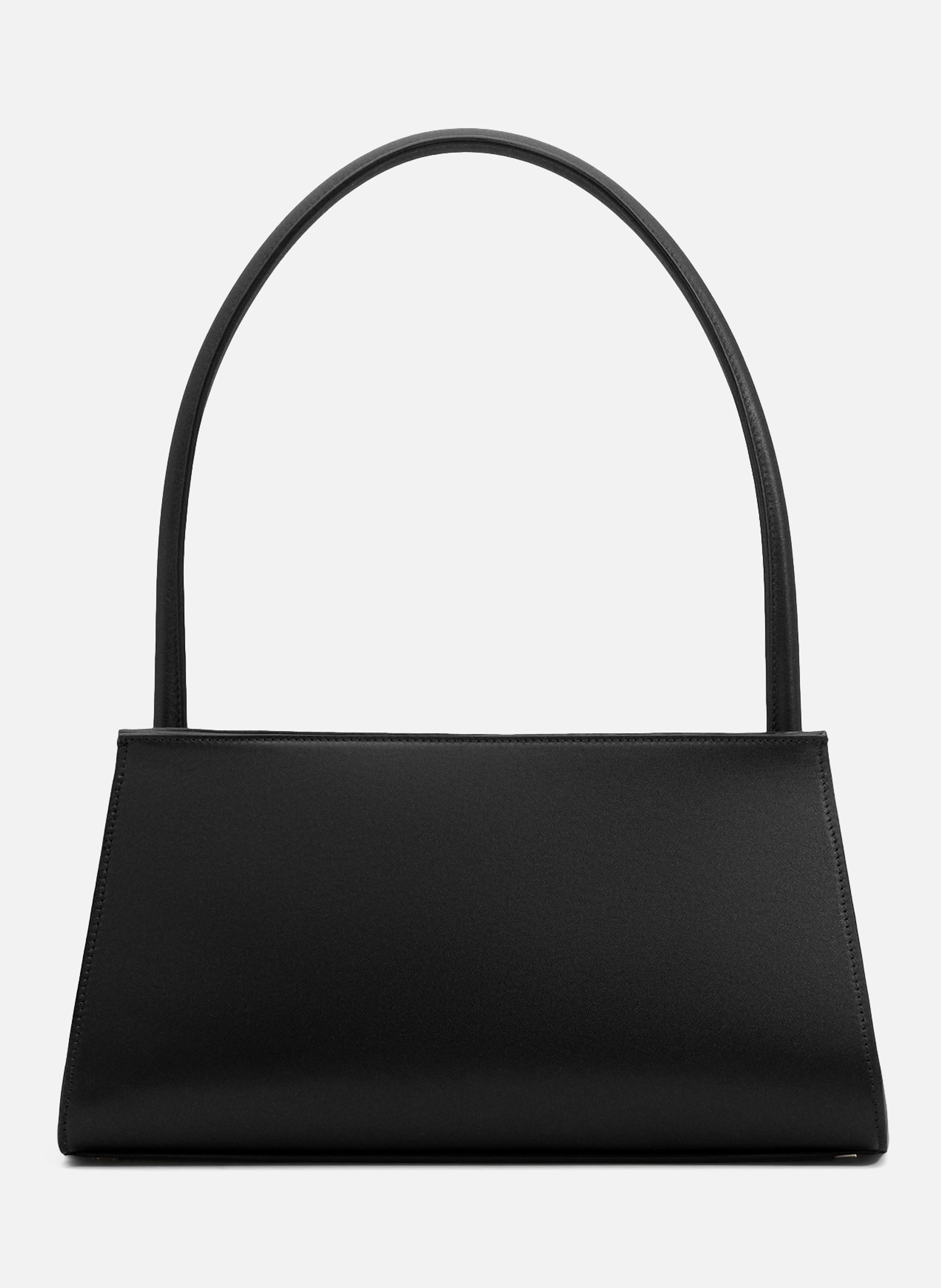 Petit sac mimi unisexe en cuir de veau AMI PARIS Noir