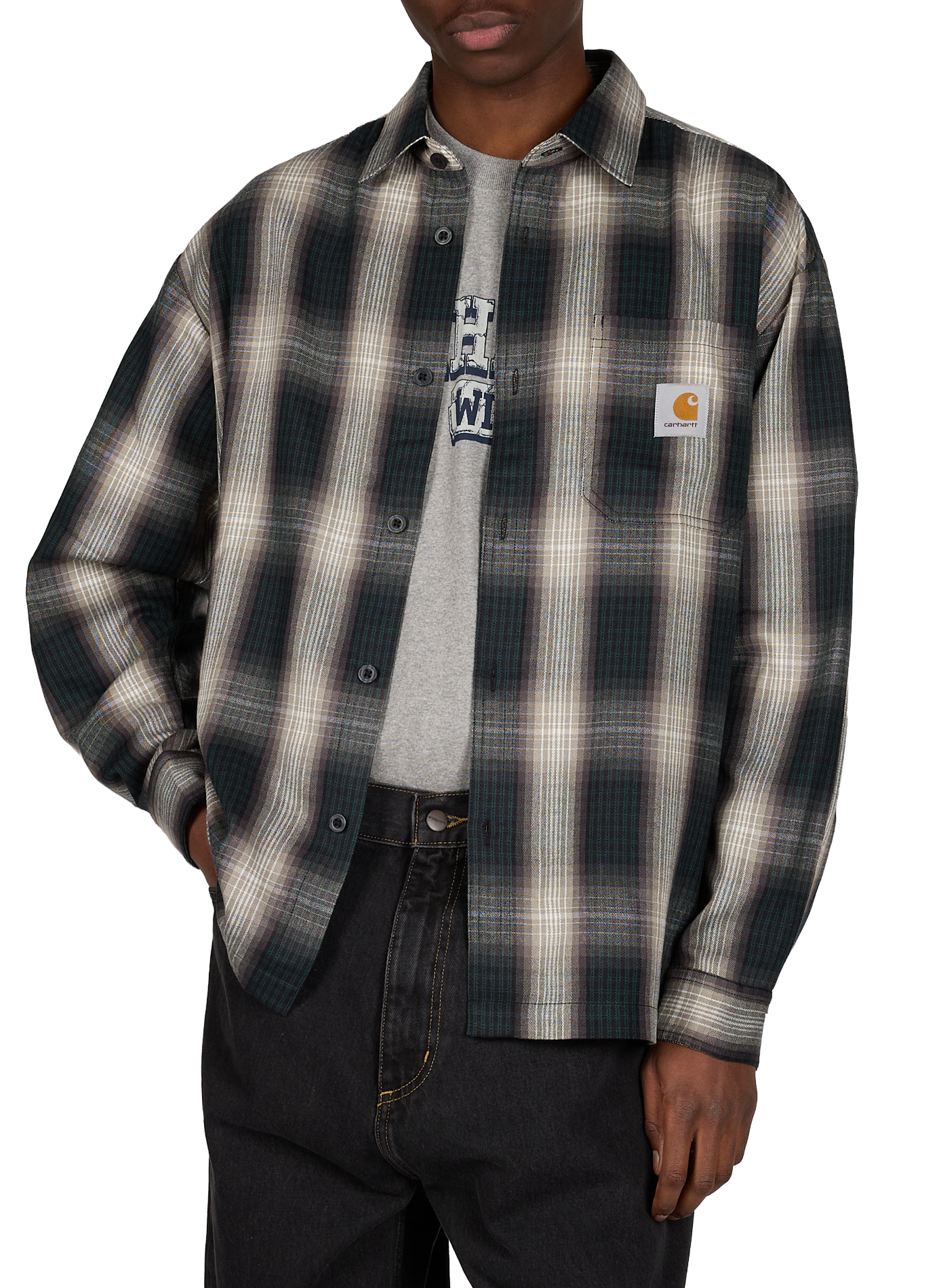 Classic checked shirt CARHARTT WIP Green