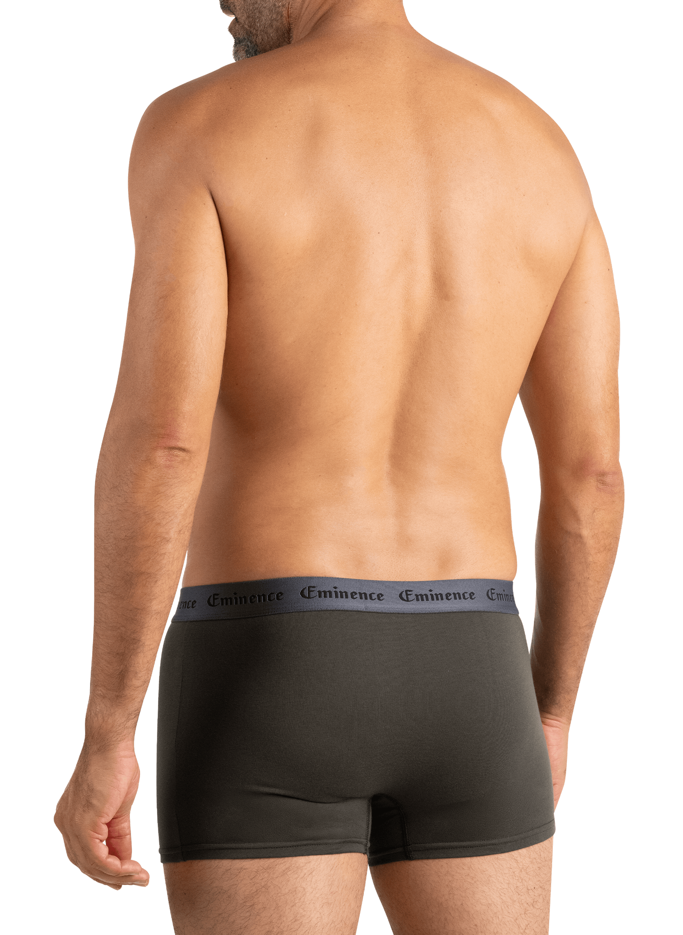 Lot de 3 boxers unis en coton mélangé EMINENCE Multicolore