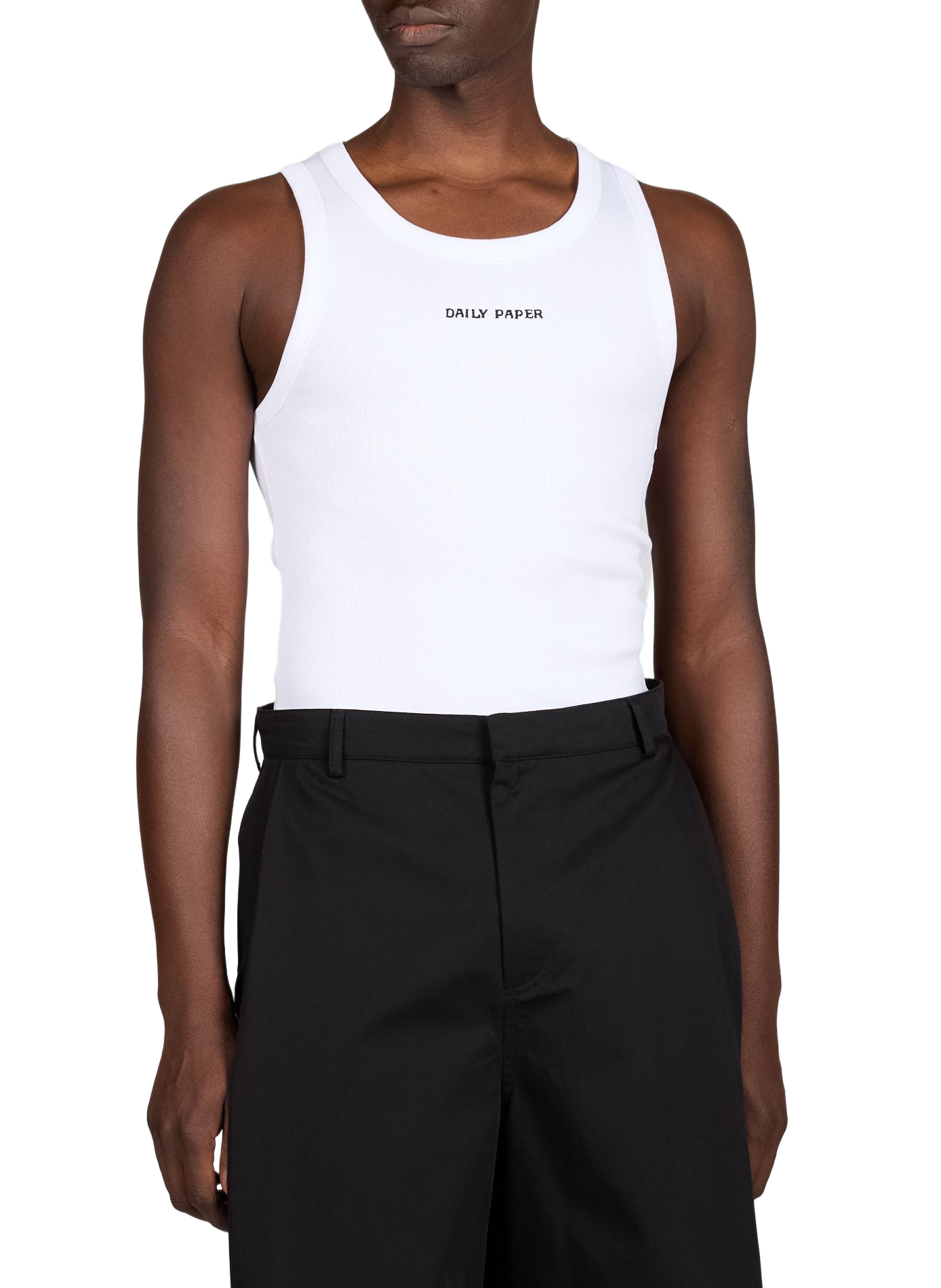 Débardeur à logo en coton DAILY PAPER Blanc