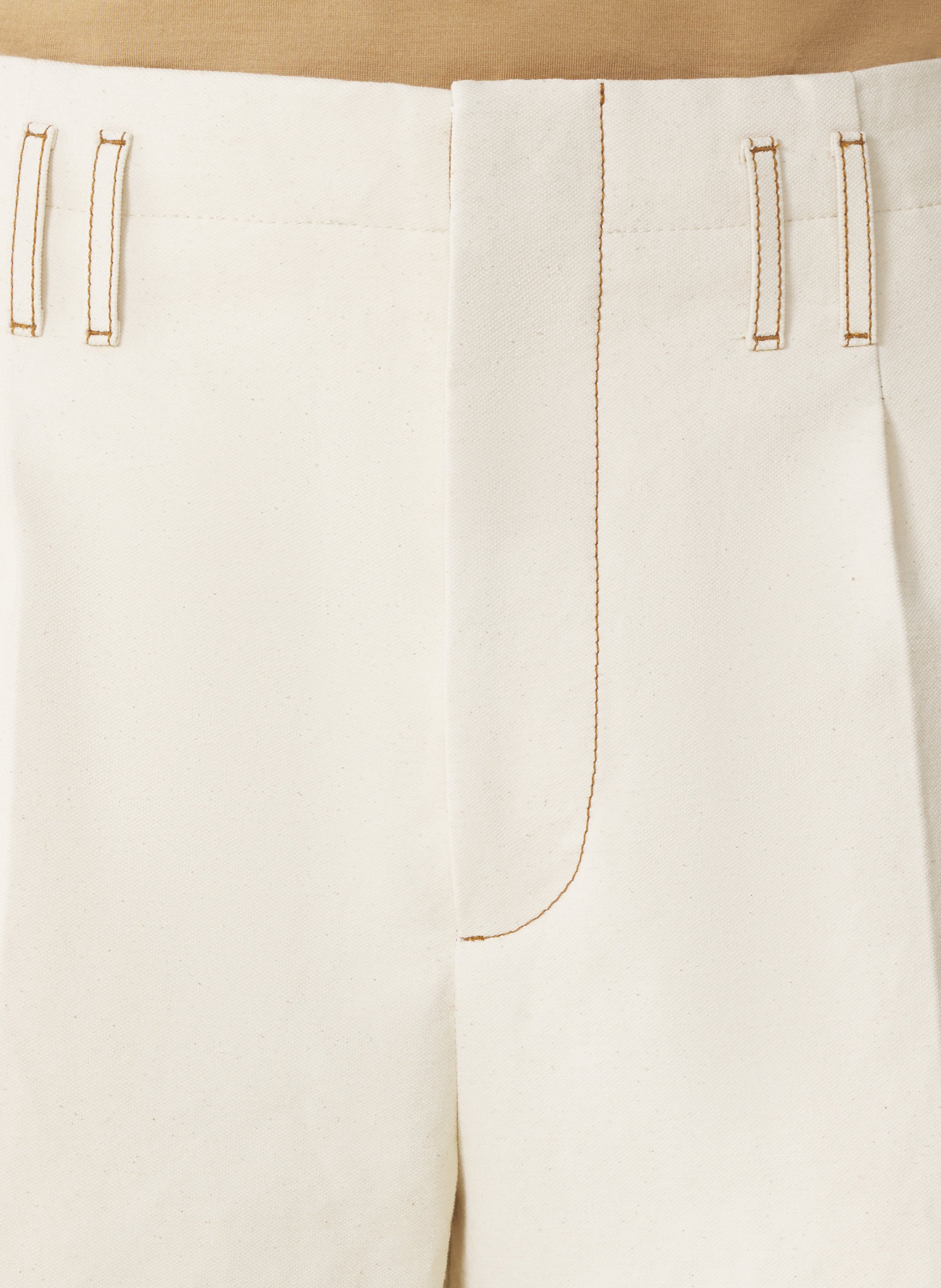 Short en denim LANVIN Blanc