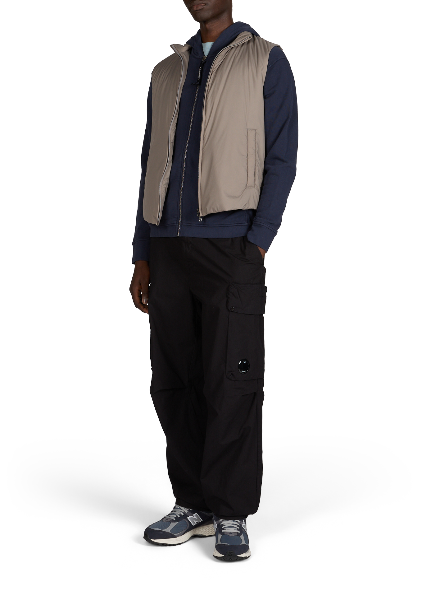 Ärmellose Weste mit Stehkragen HERNO Beige