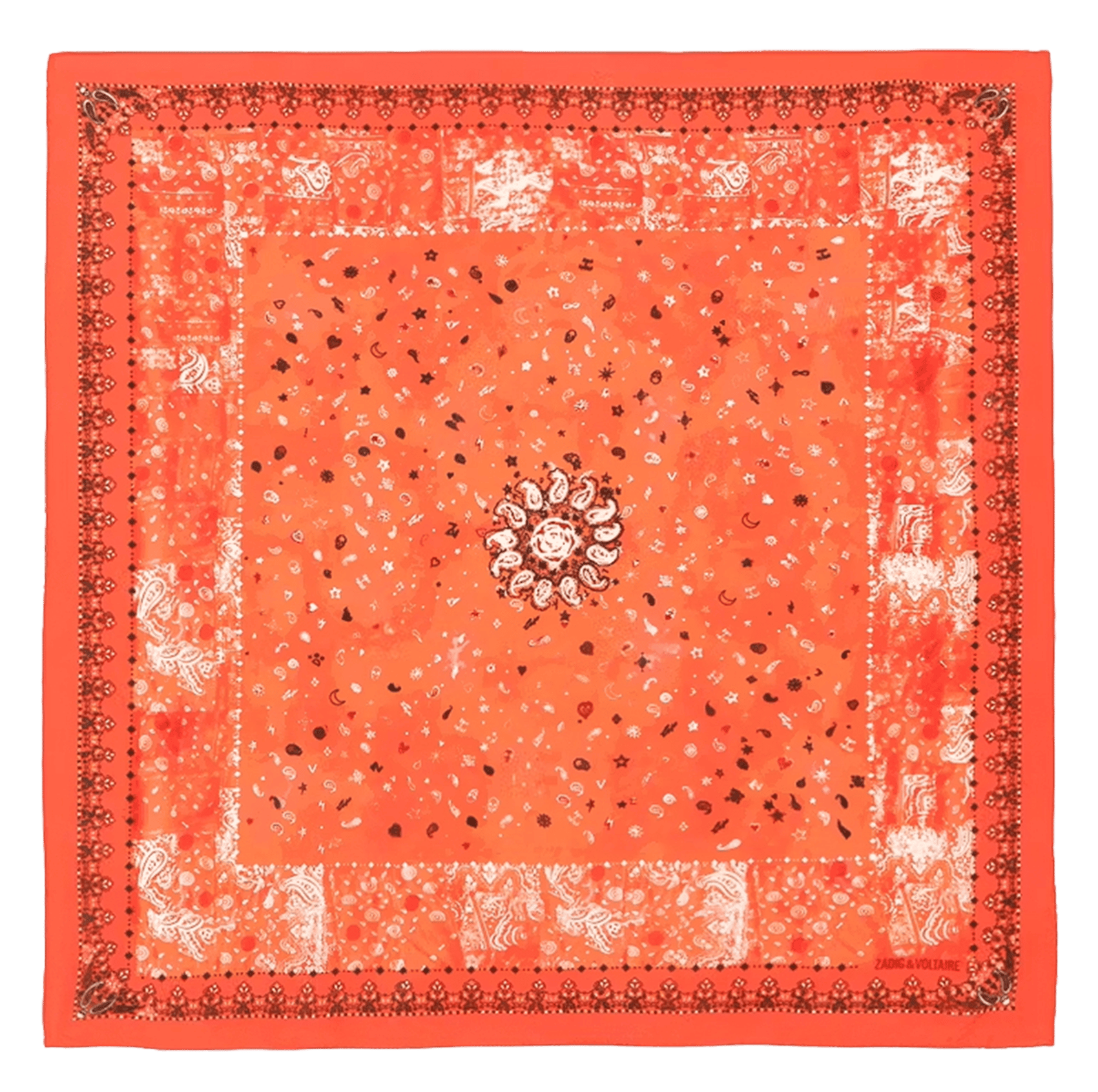 Foulard en soie blondie 61 ZADIG&VOLTAIRE Rouge