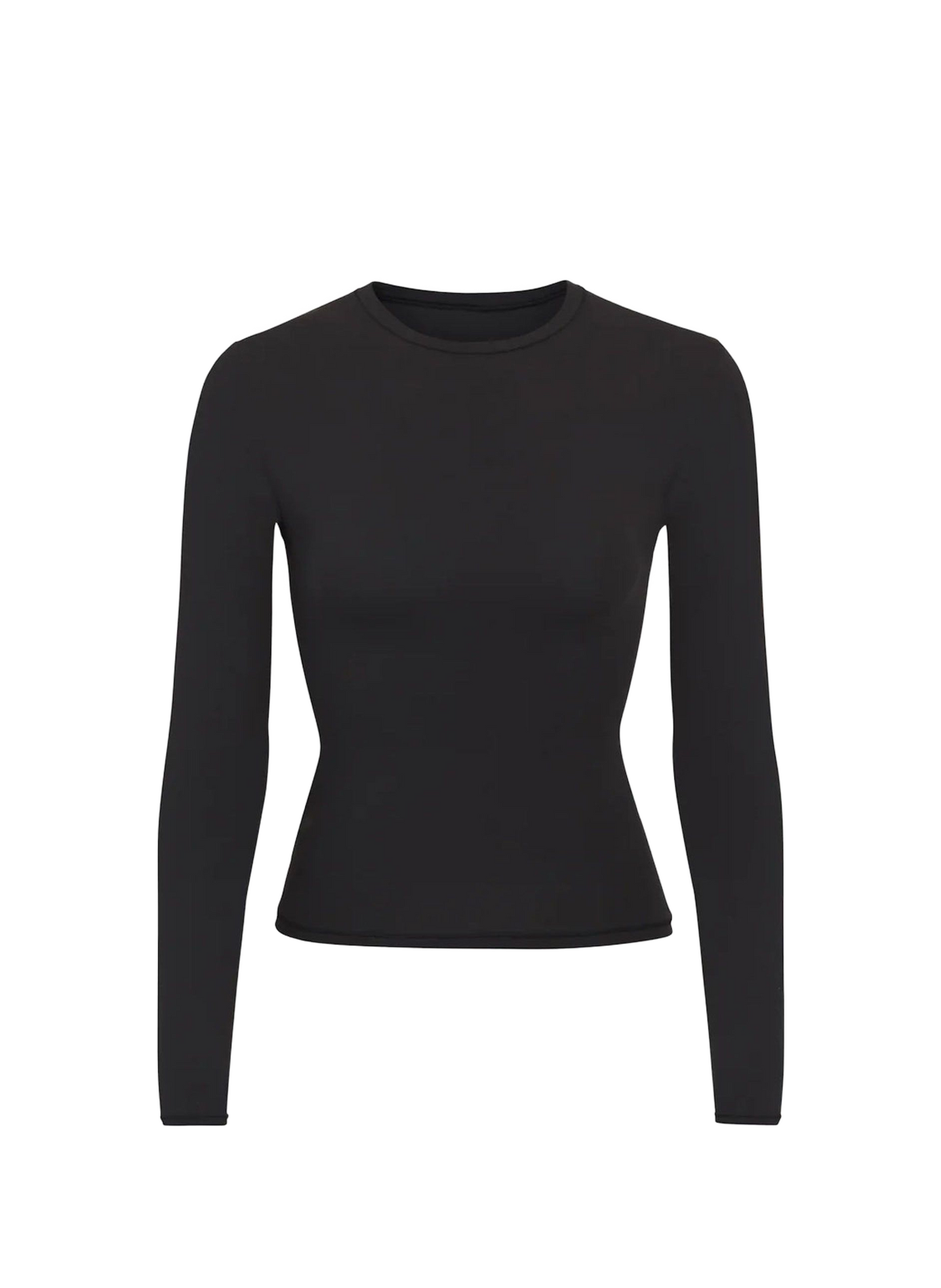 Round-neck T-shirt SKIMS Black