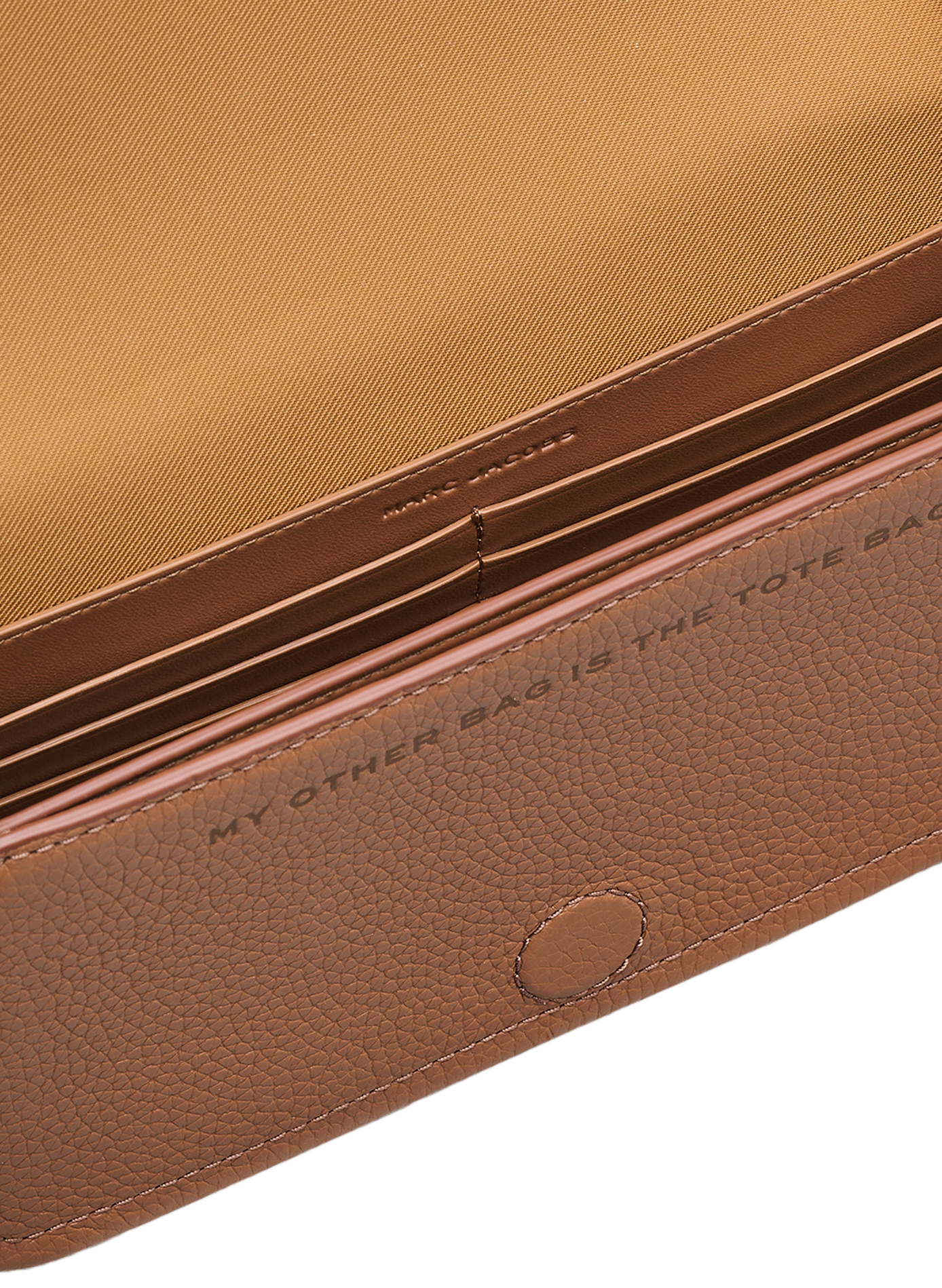 Bolso bandolera de cuero MARC JACOBS Marrón