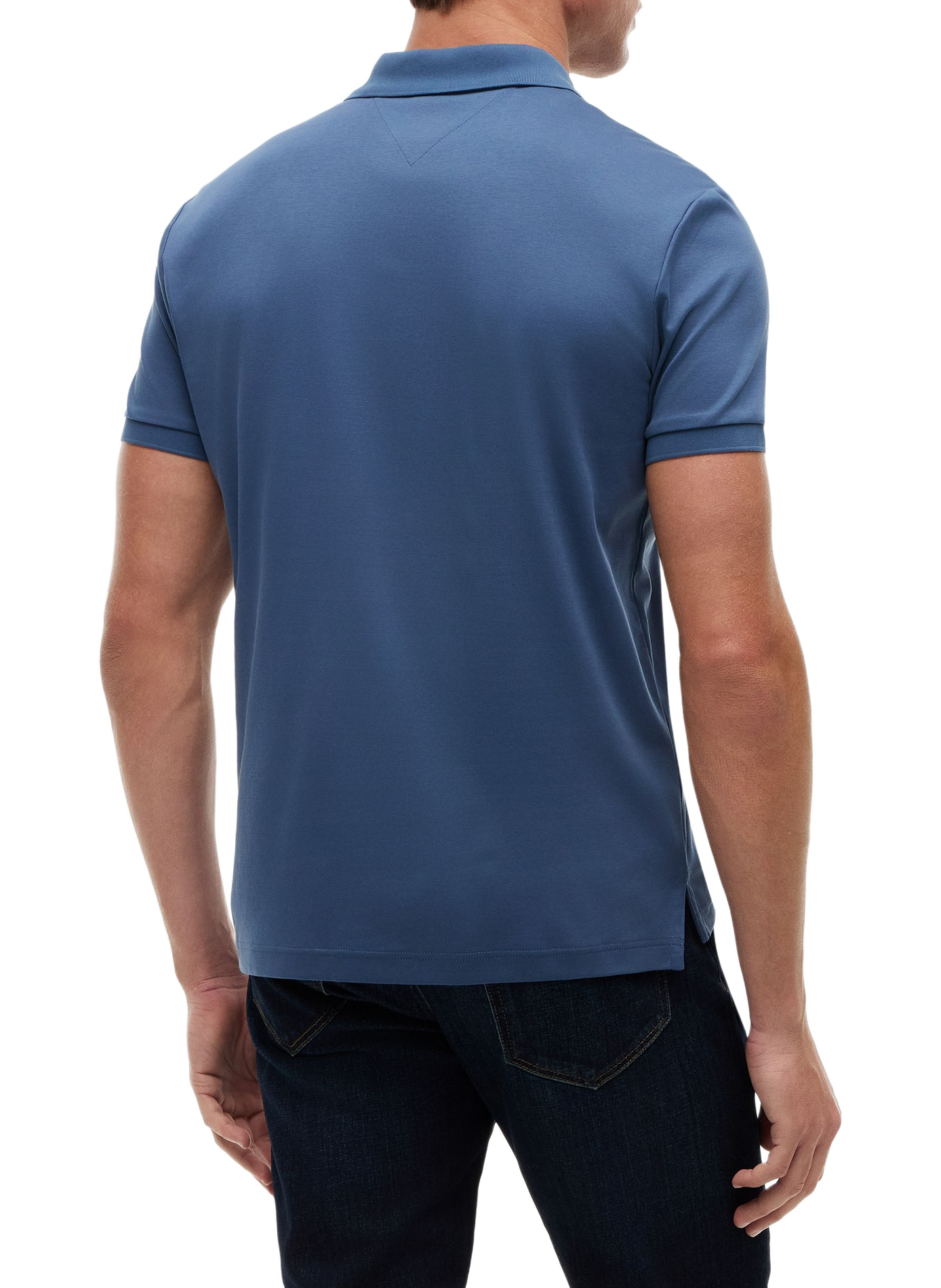 Baumwollpolo TOMMY HILFIGER Blau