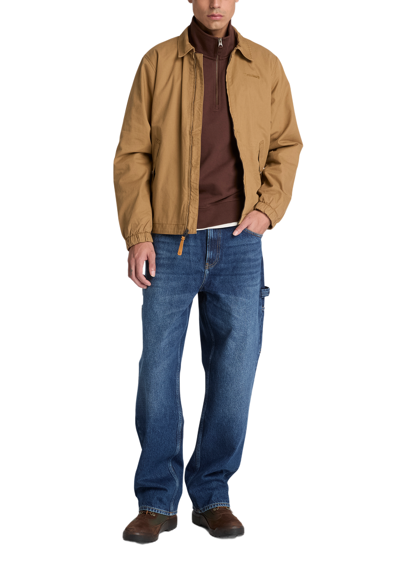 Straight Stratham cotton jacket TIMBERLAND Beige