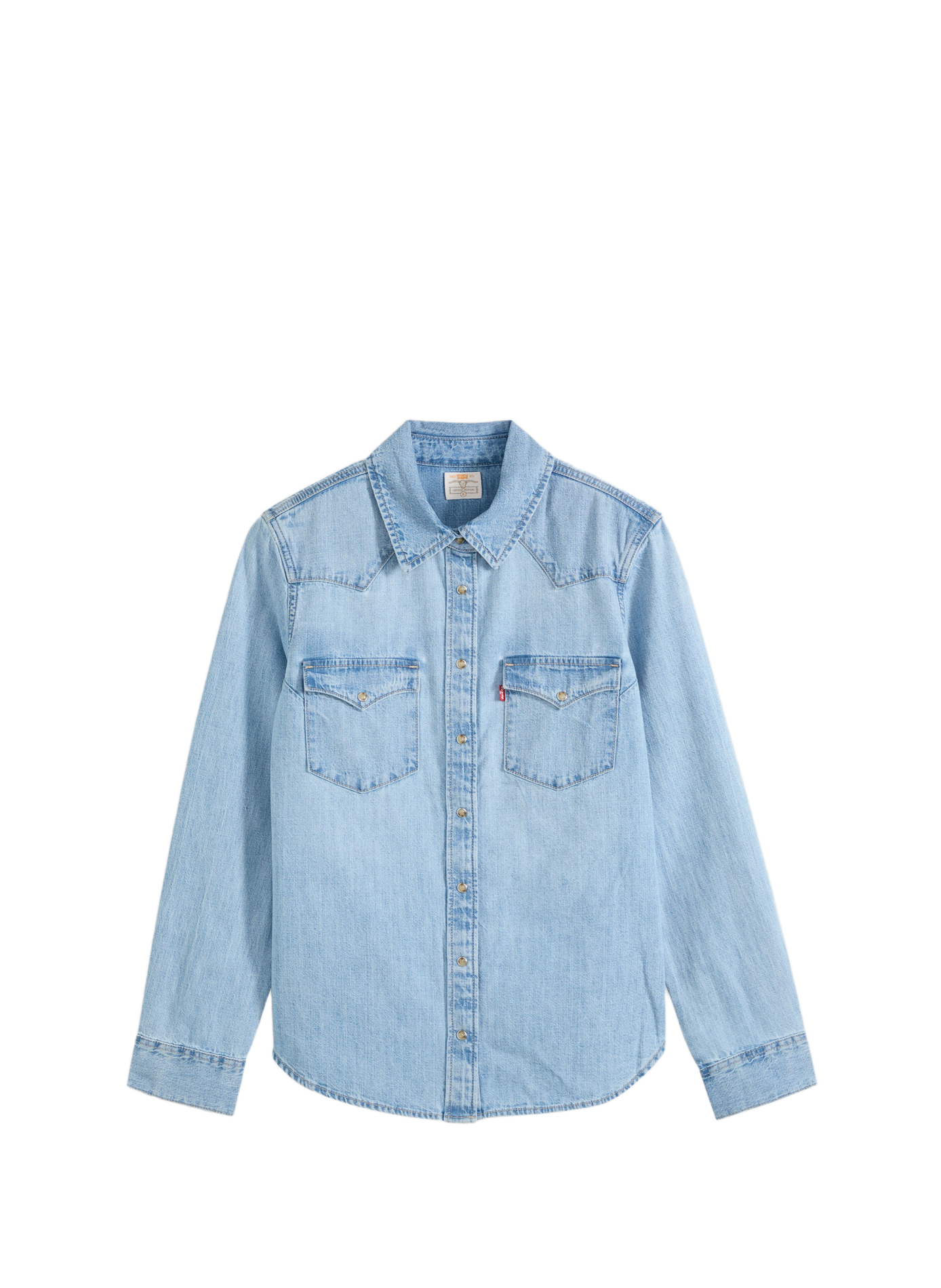 Overhemd Heritage Western van katoenen denim LEVI'S Blauw