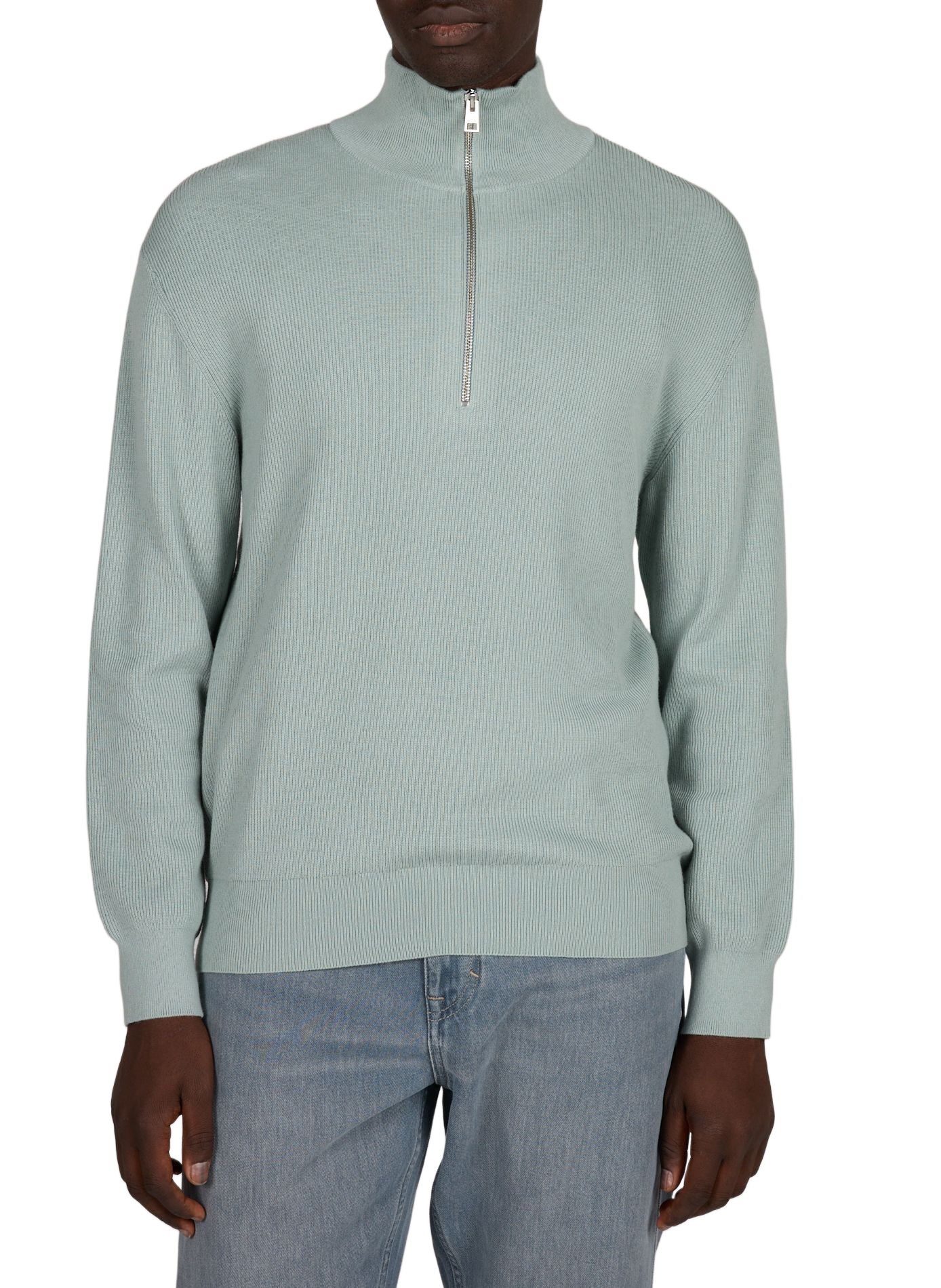 Pull oversize en coton laine et cachemire CLOSED Bleu