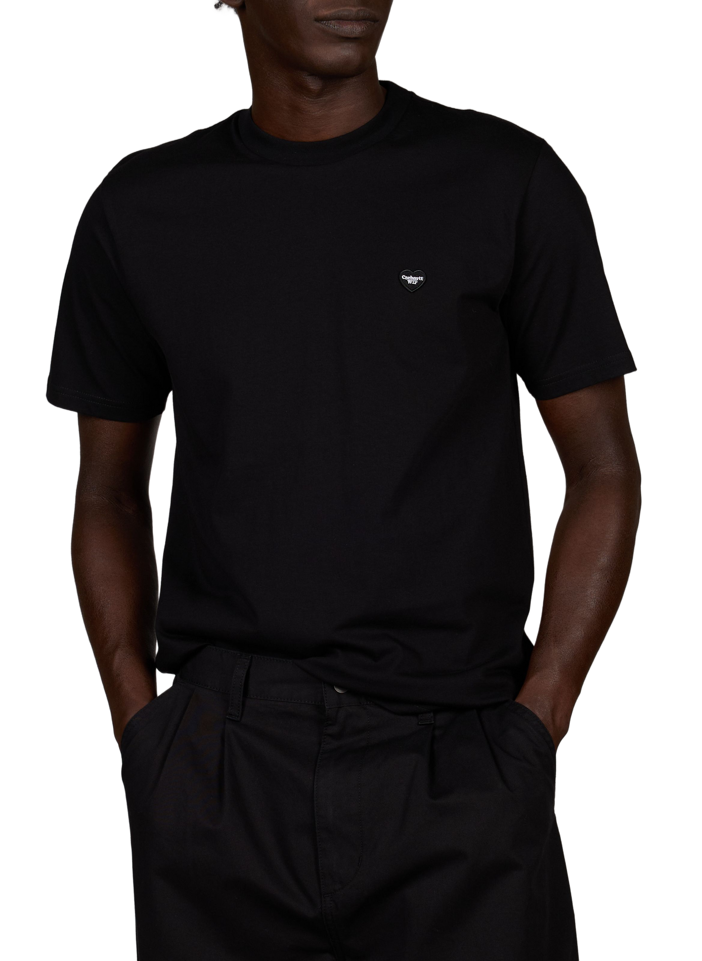 T-shirt small heart CARHARTT WIP Black