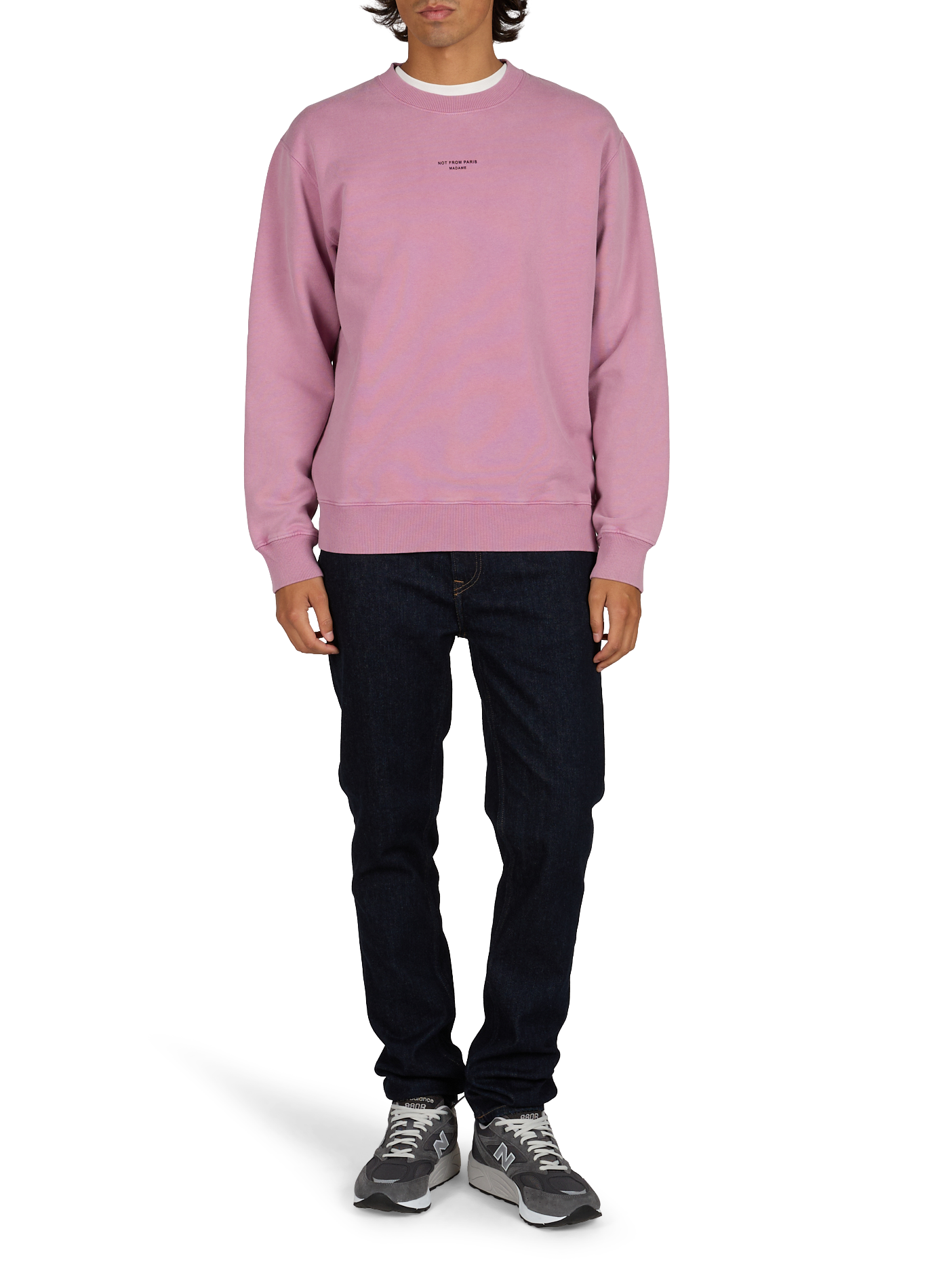 Baumwoll-Sweatshirt DROLE DE MONSIEUR Rosa