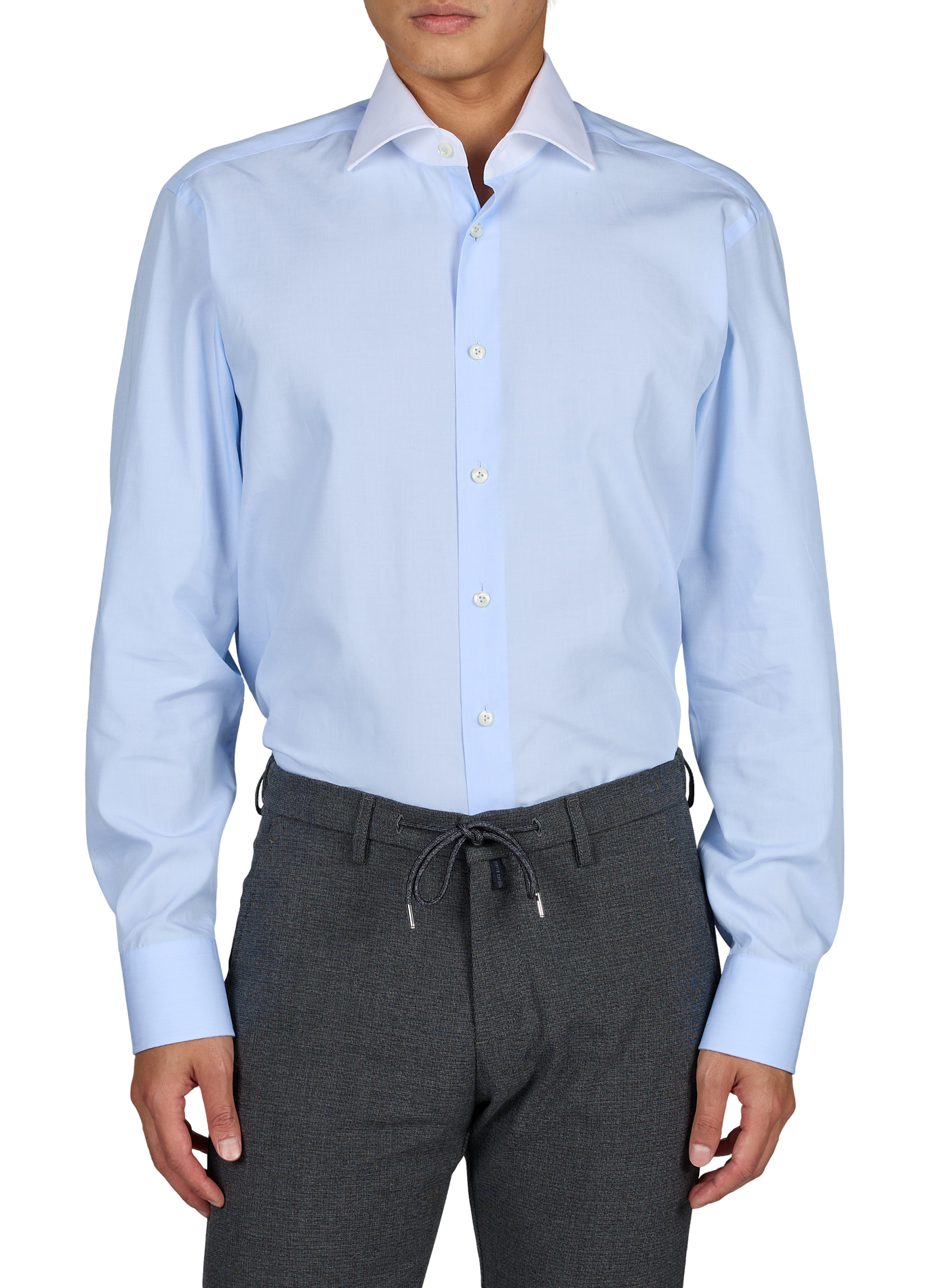 Katoenen overhemd VAN LAACK Blauw