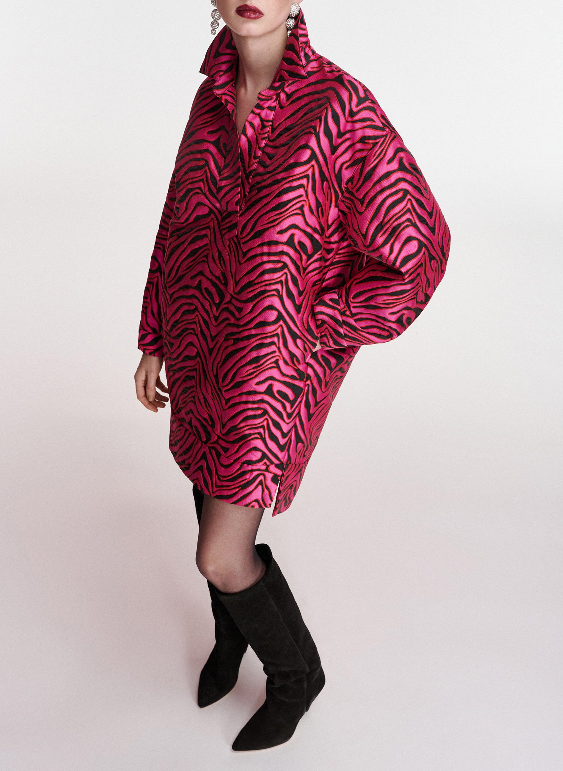 Robe courte large imprimée keziah ESSENTIEL ANTWERP Rose