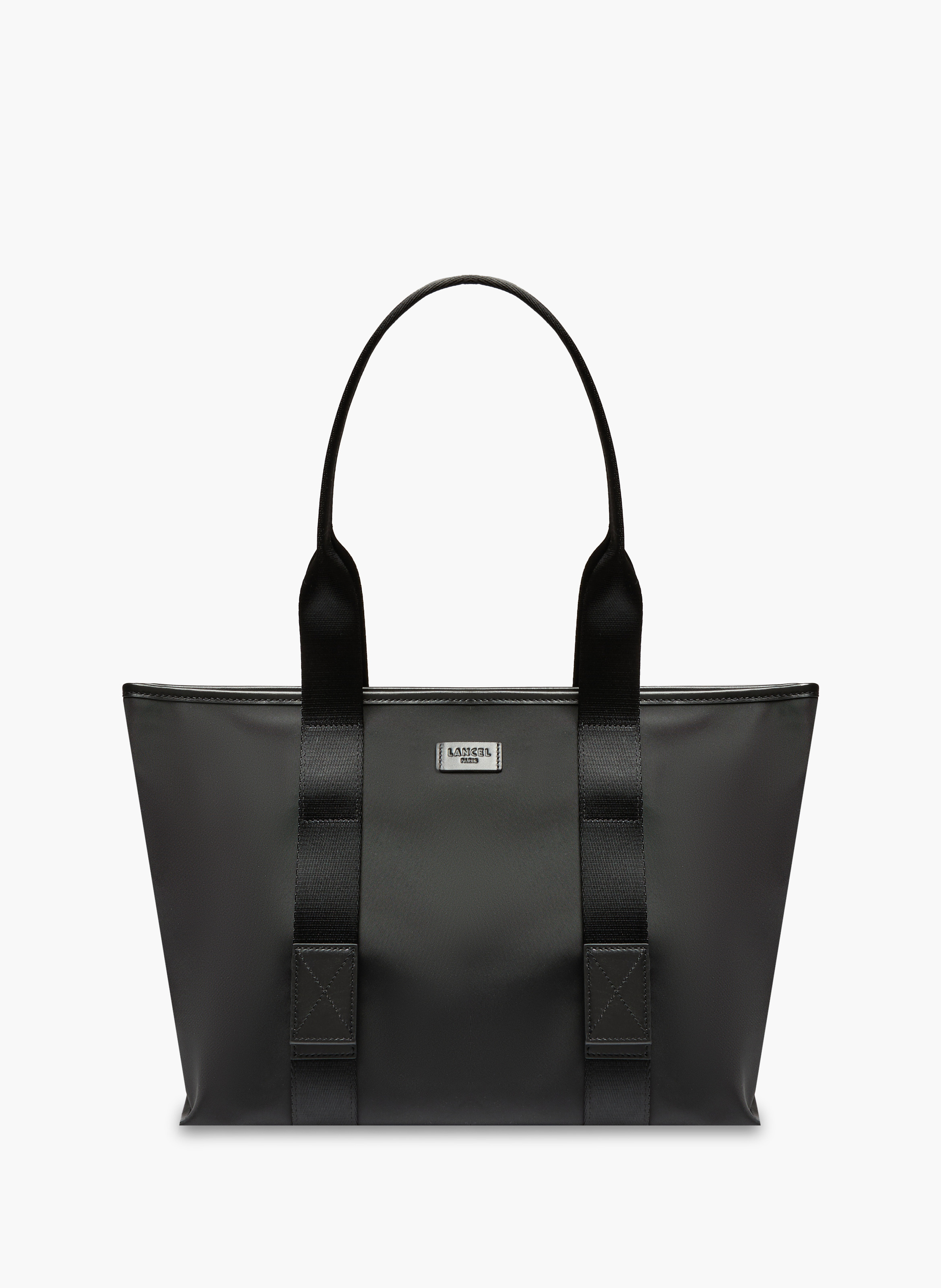 Sac cabas zippé m mistral rollable de lancel en nylon LANCEL Noir