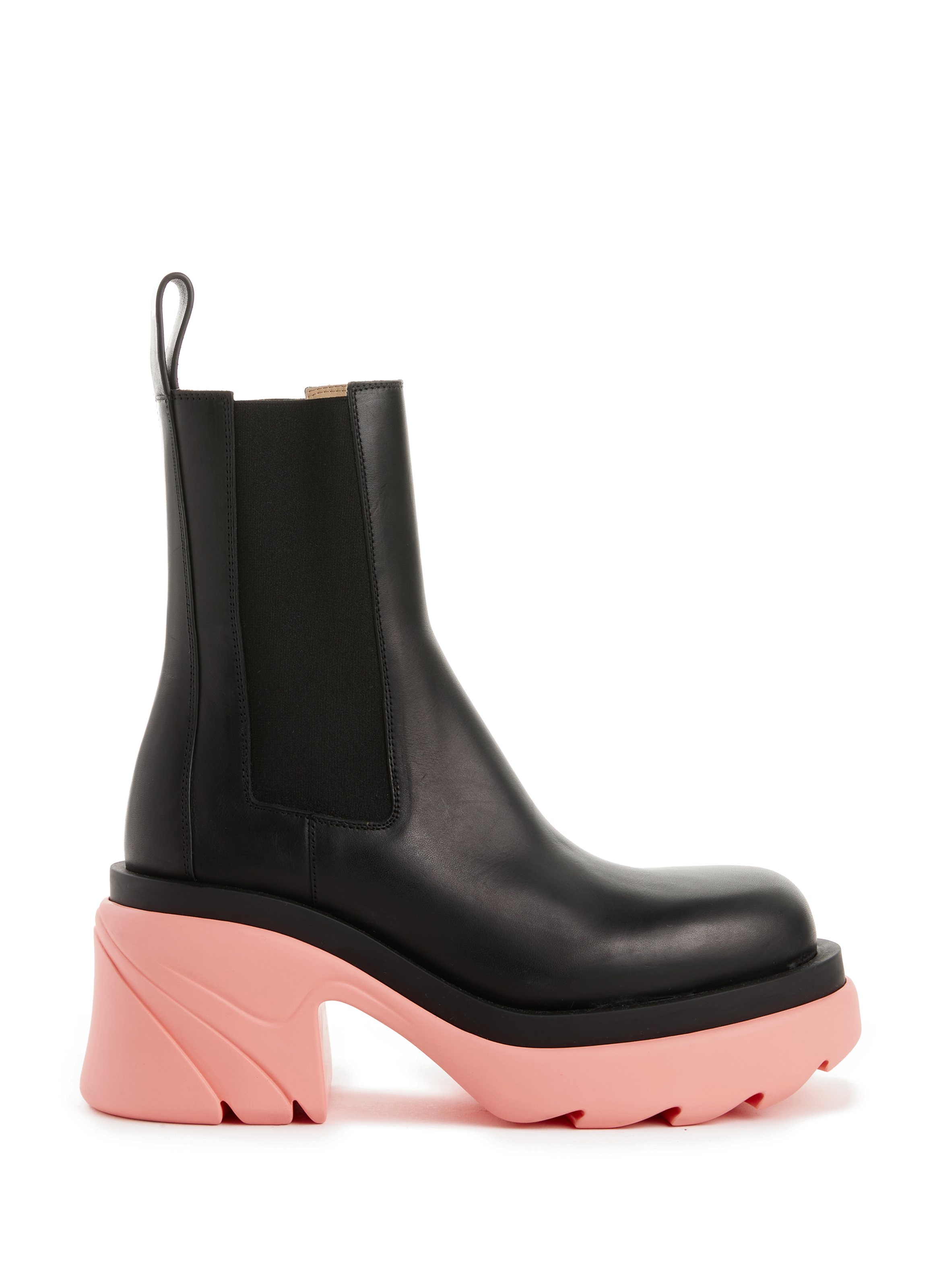 BOTTEGA VENETA Bottines Flash en cuir Noir