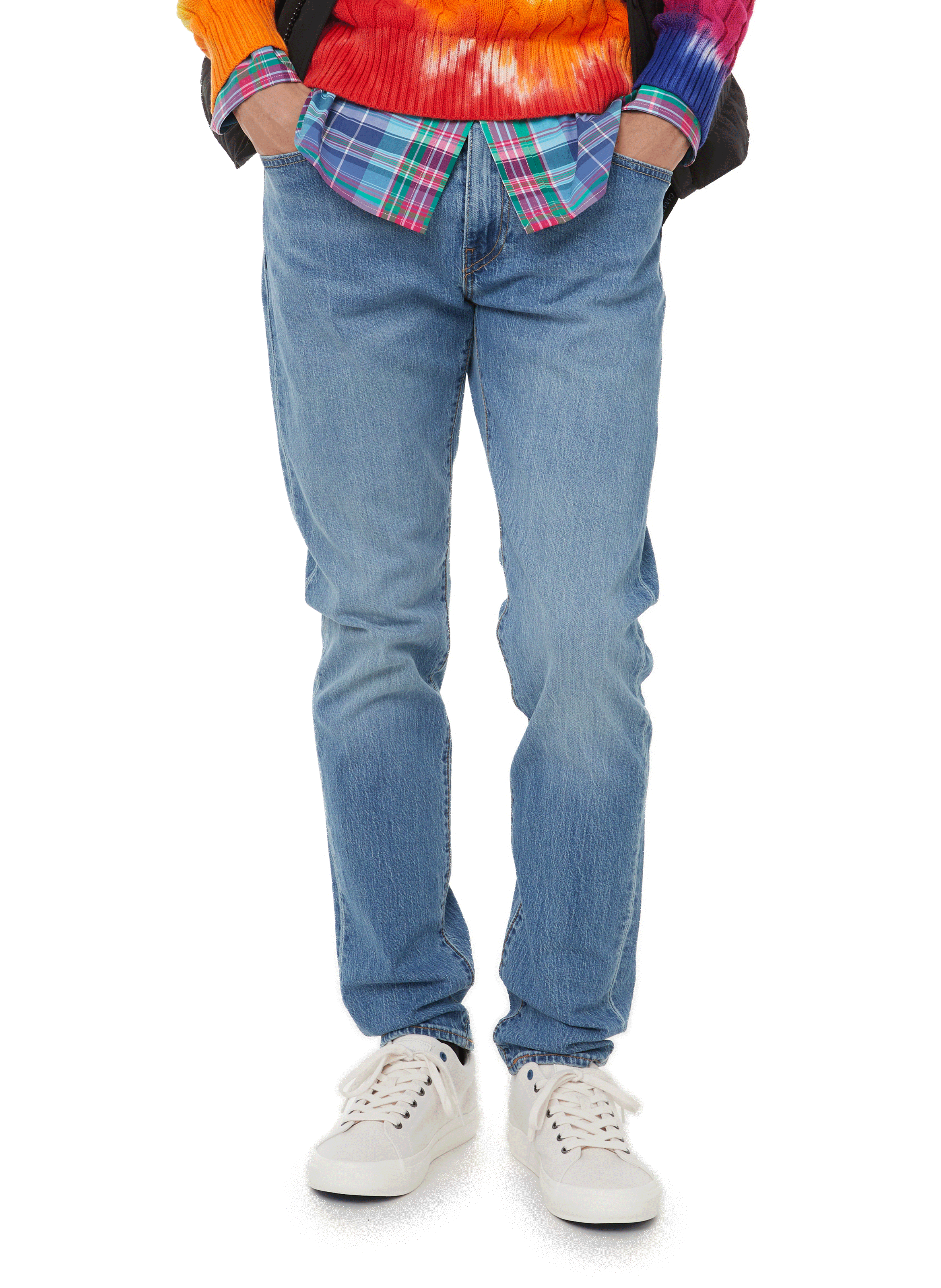 LEVI'S Slim-fit tapered jeans Blue