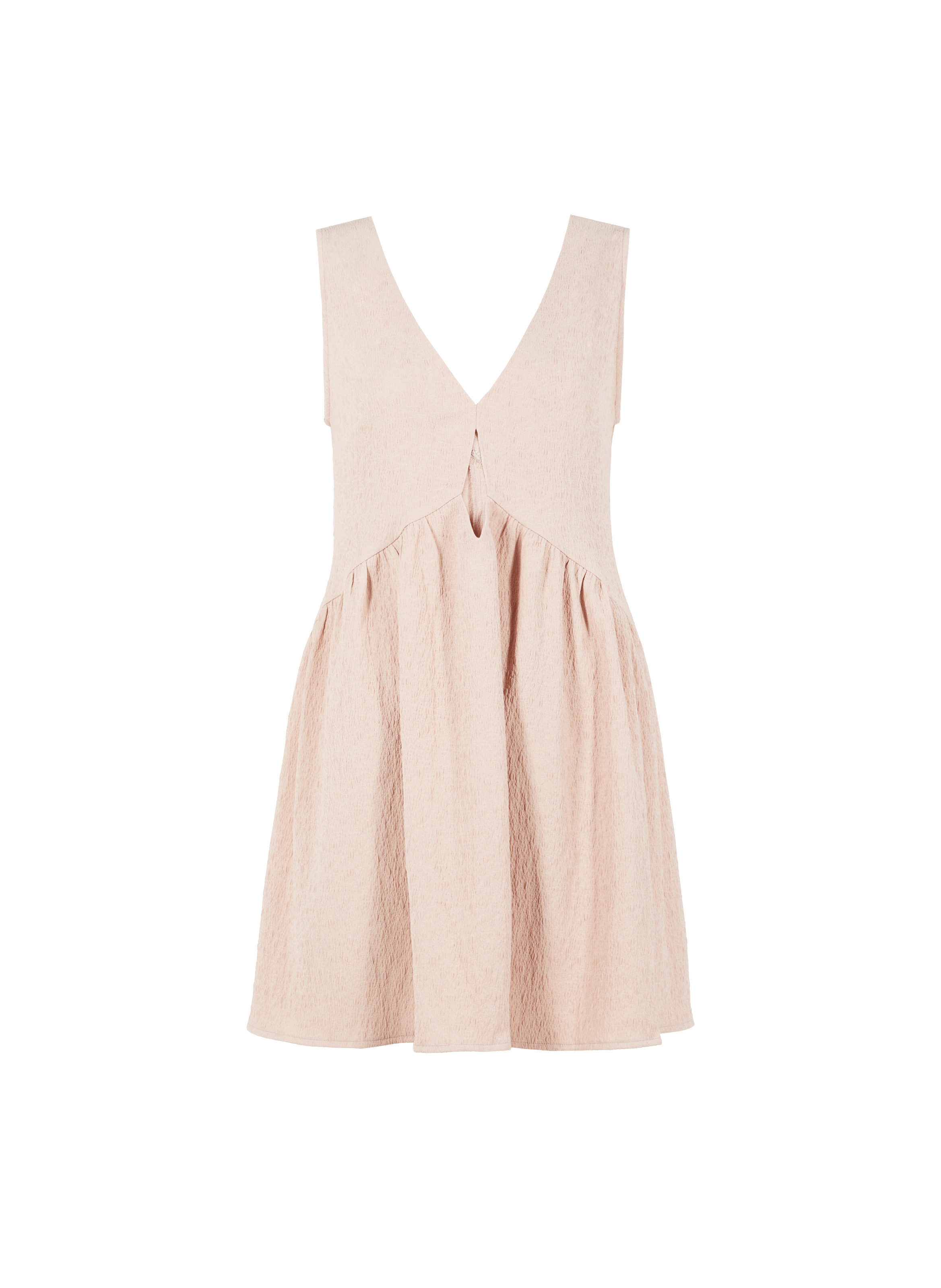 Robe courte en polyester recyclé mélangé