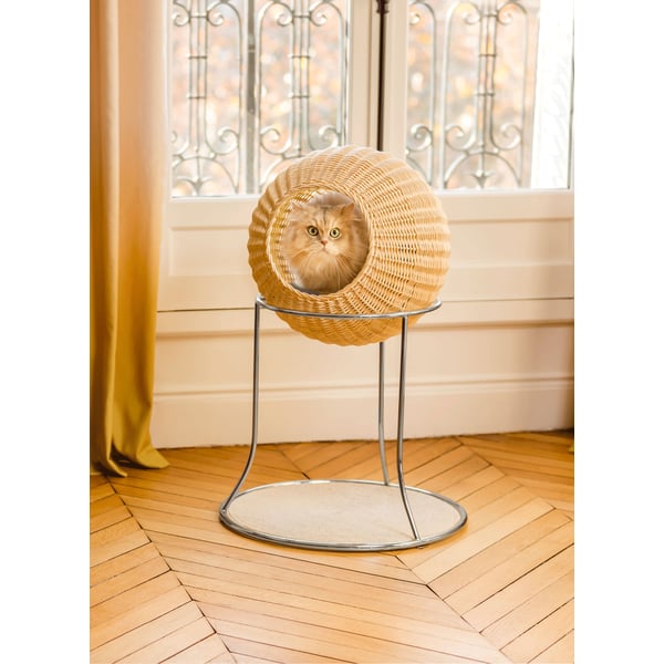 Bogarel Solar Wicker Cat Tree