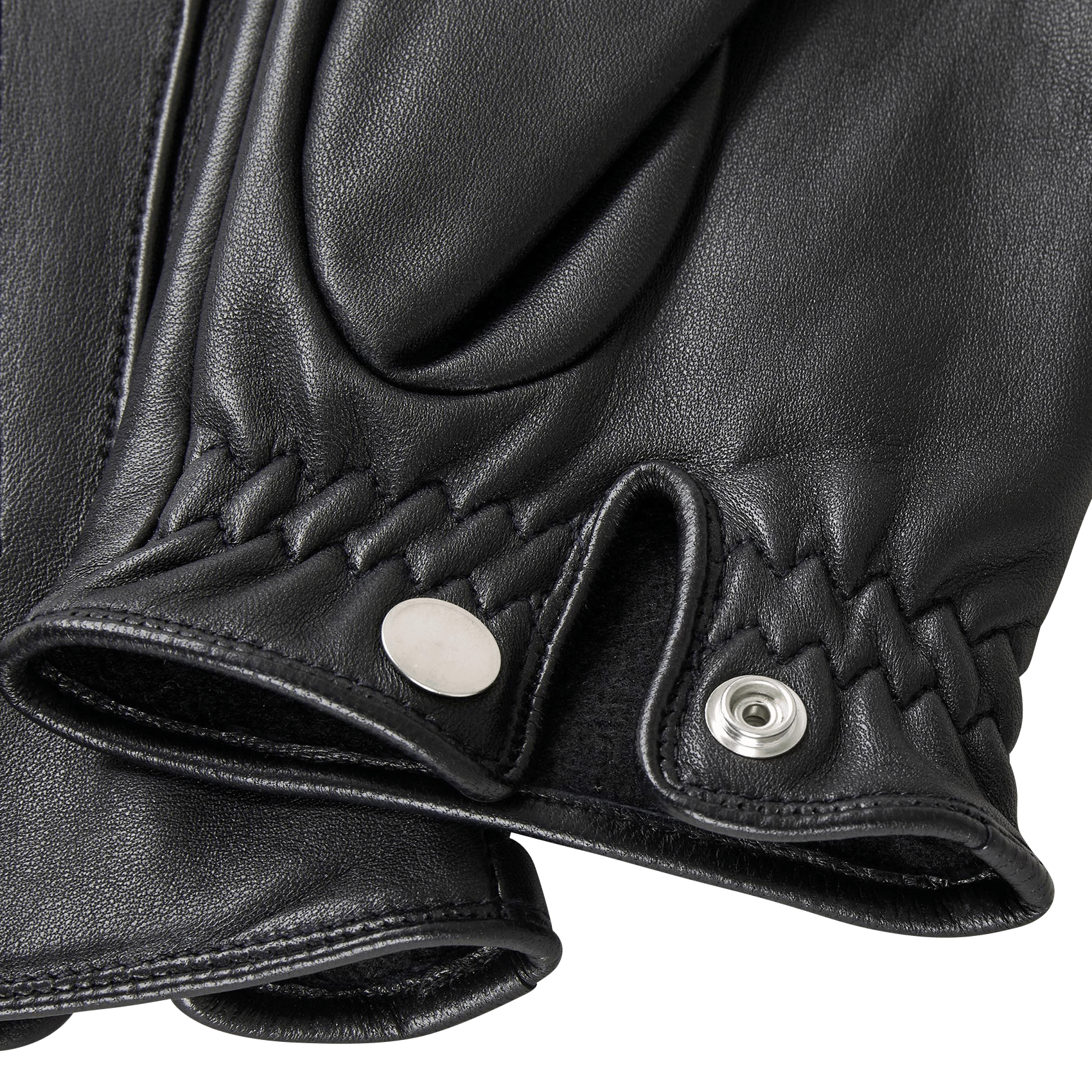 Gants en cuir SANDRO Noir