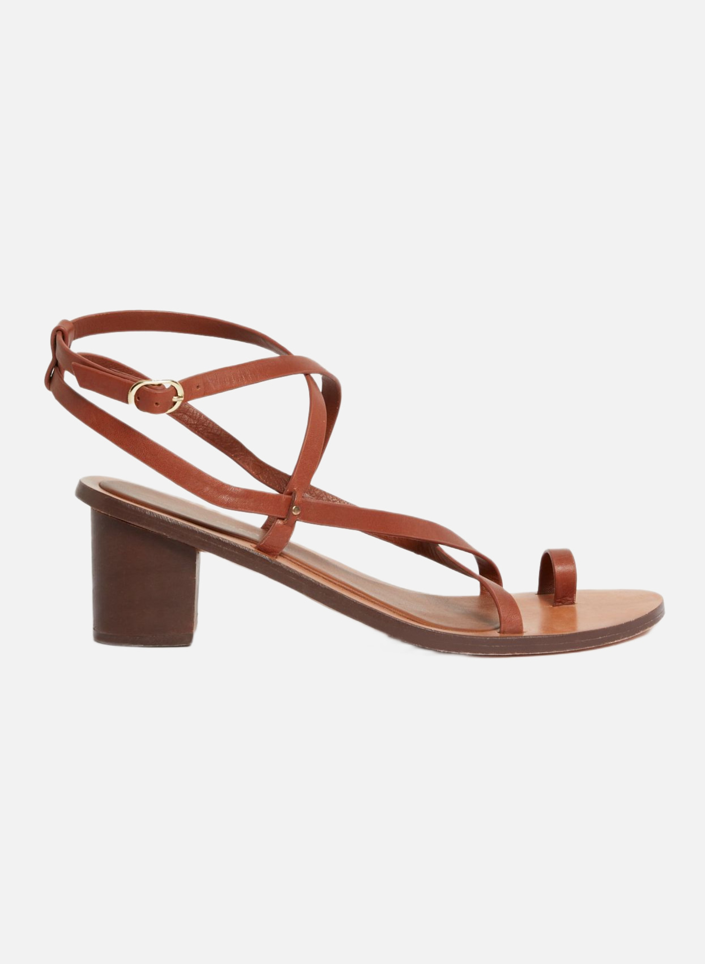 Sandales a talons VANESSA BRUNO Marron