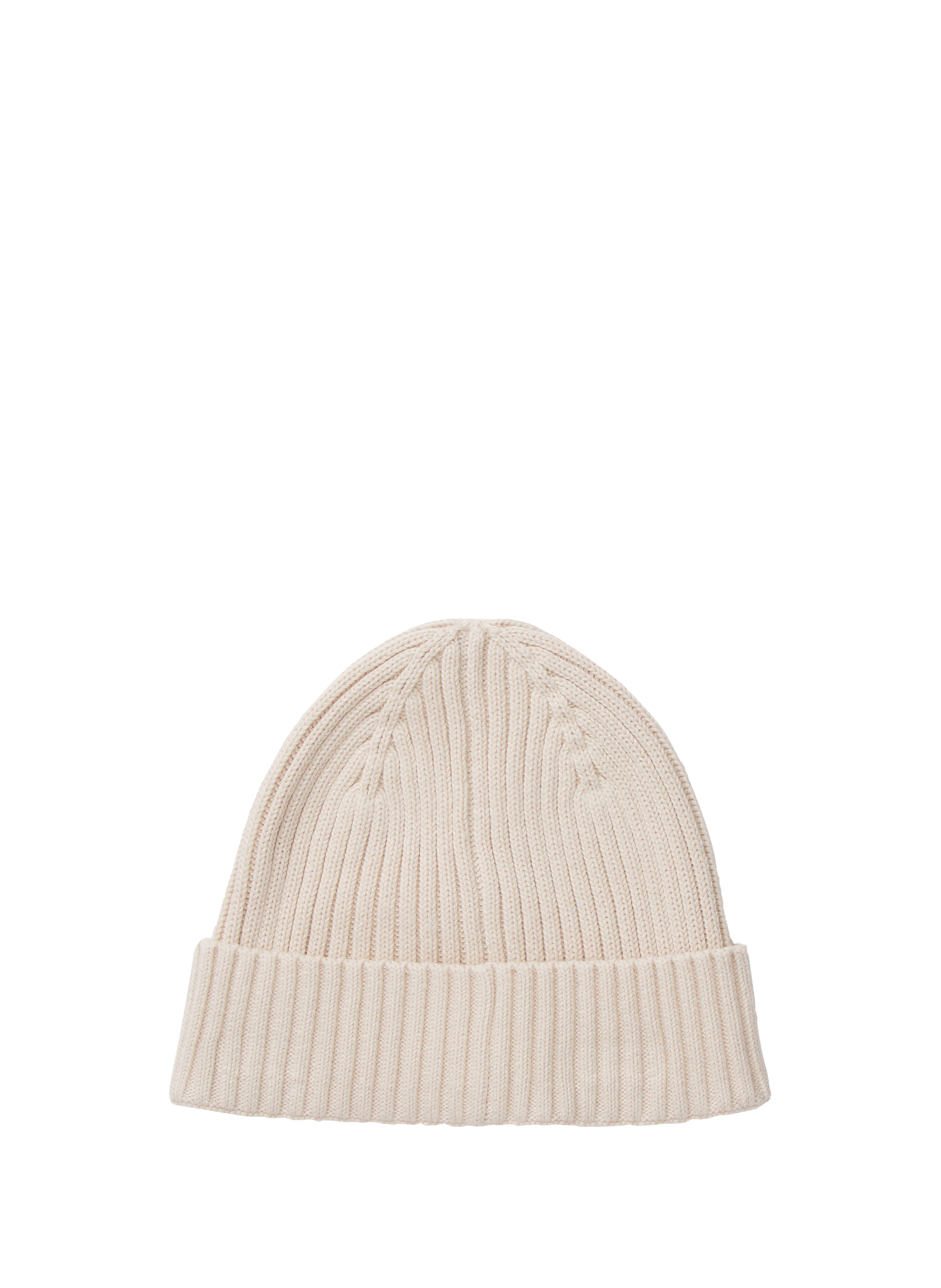 Heritage logo knit beanie TOMMY HILFIGER Beige
