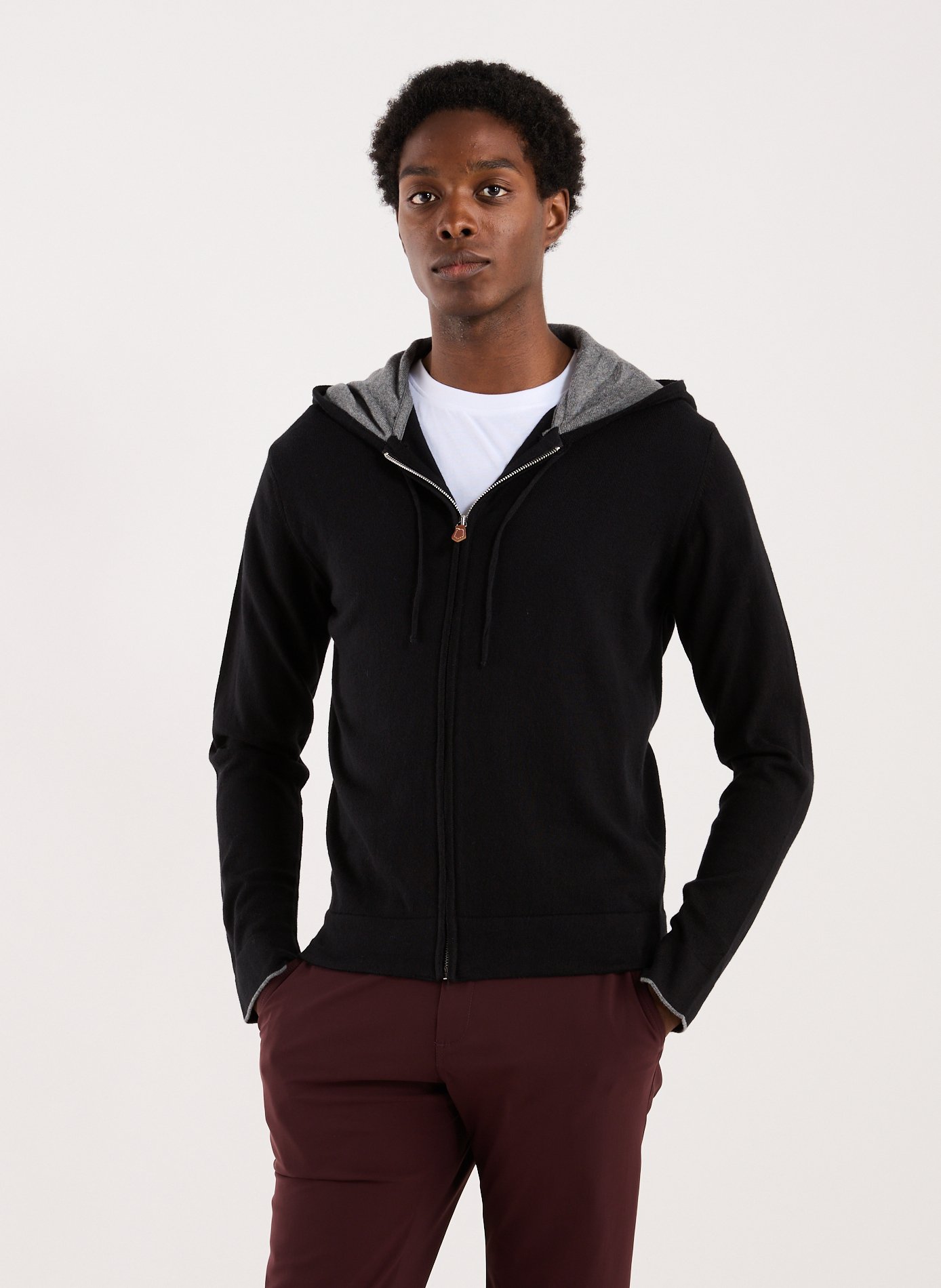 1789 CALA Hooded vest Black