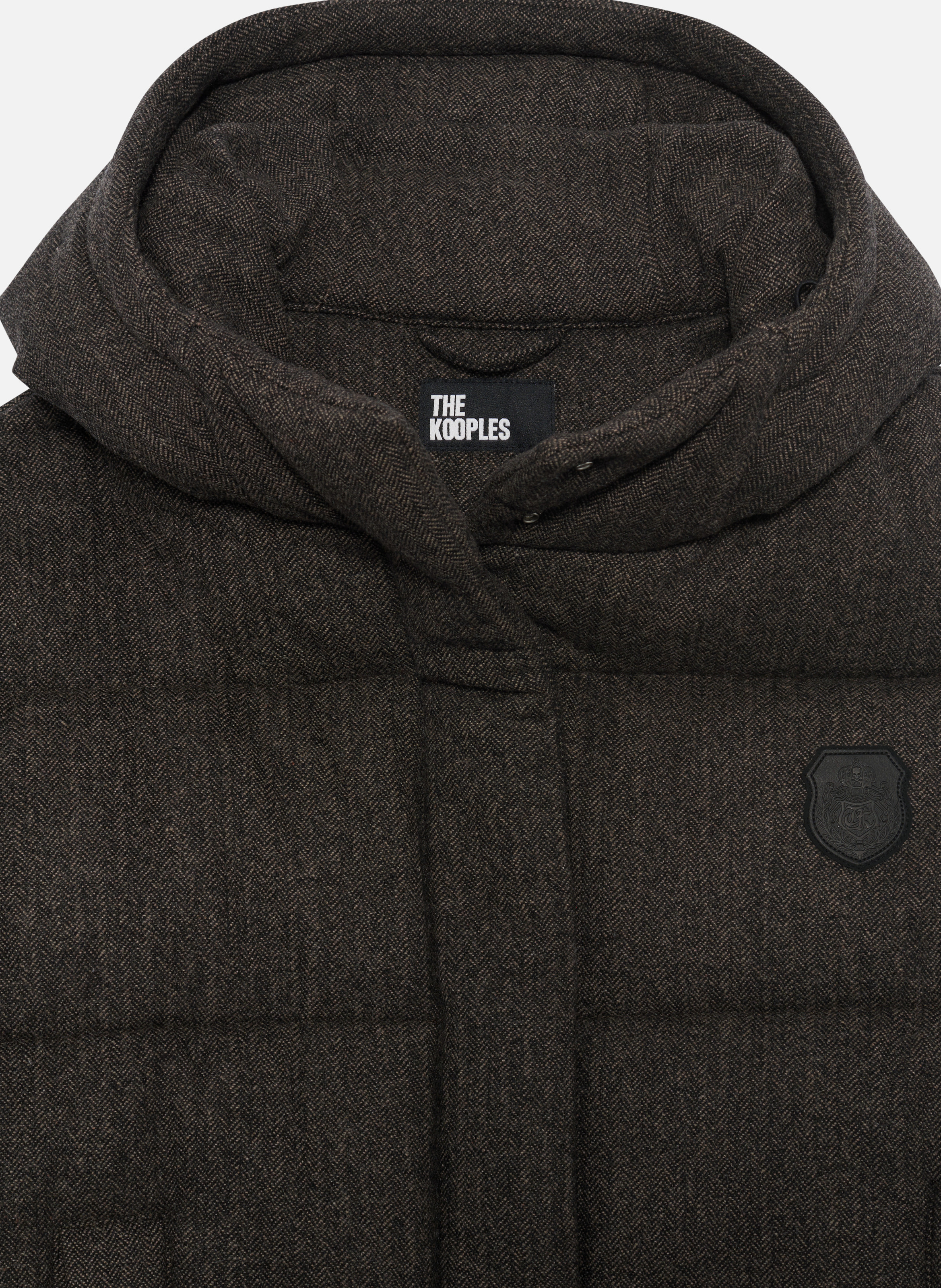 Doudoune en laine courte THE KOOPLES Gris