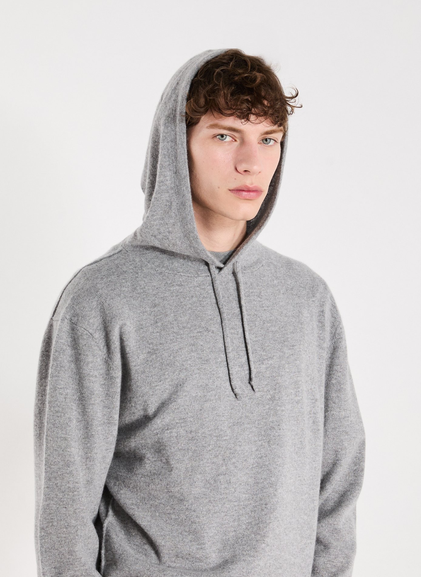 Sweatshirt droit en cachemire CLOSED Gris