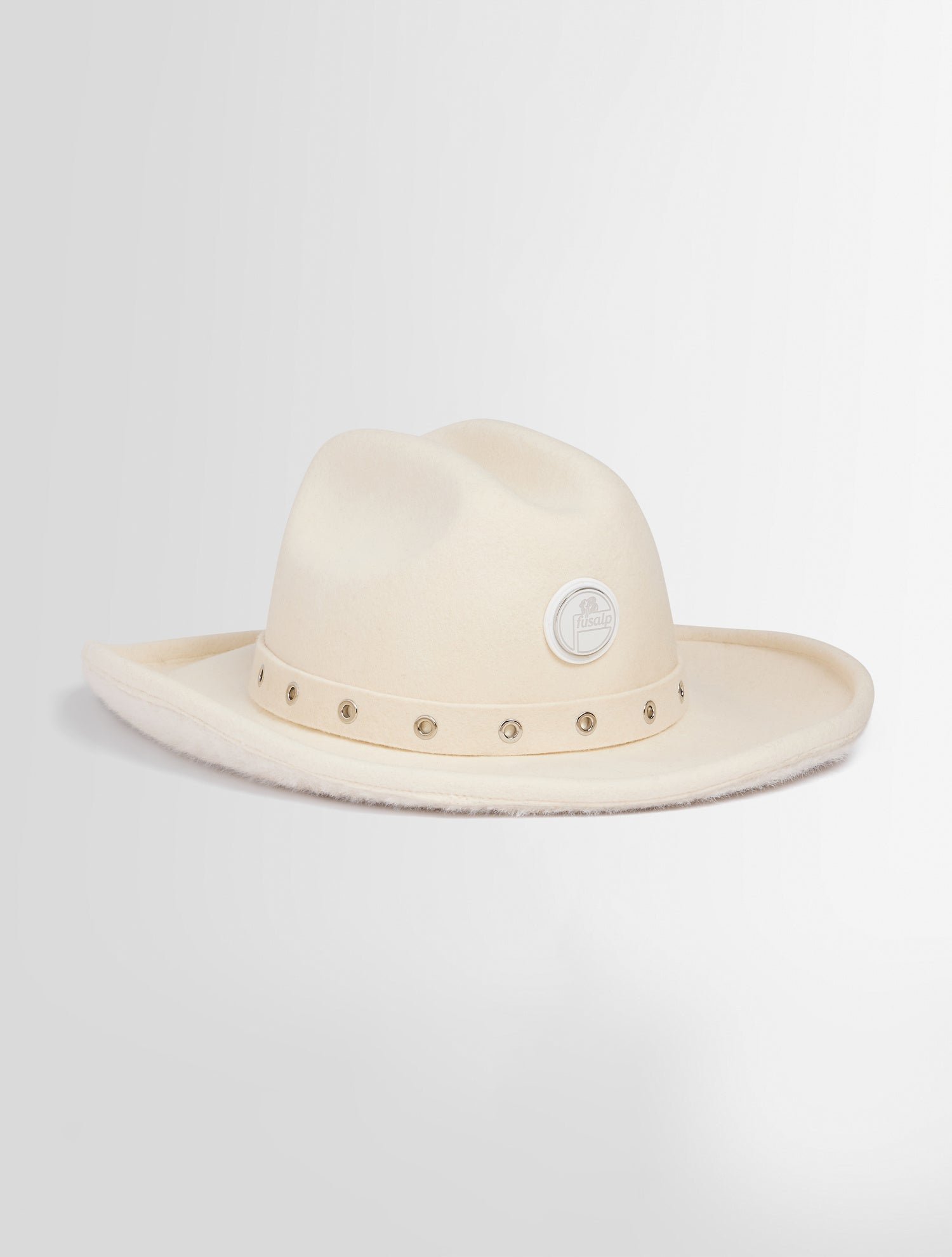 Chapeau cowboy coupe regular FUSALP Blanc