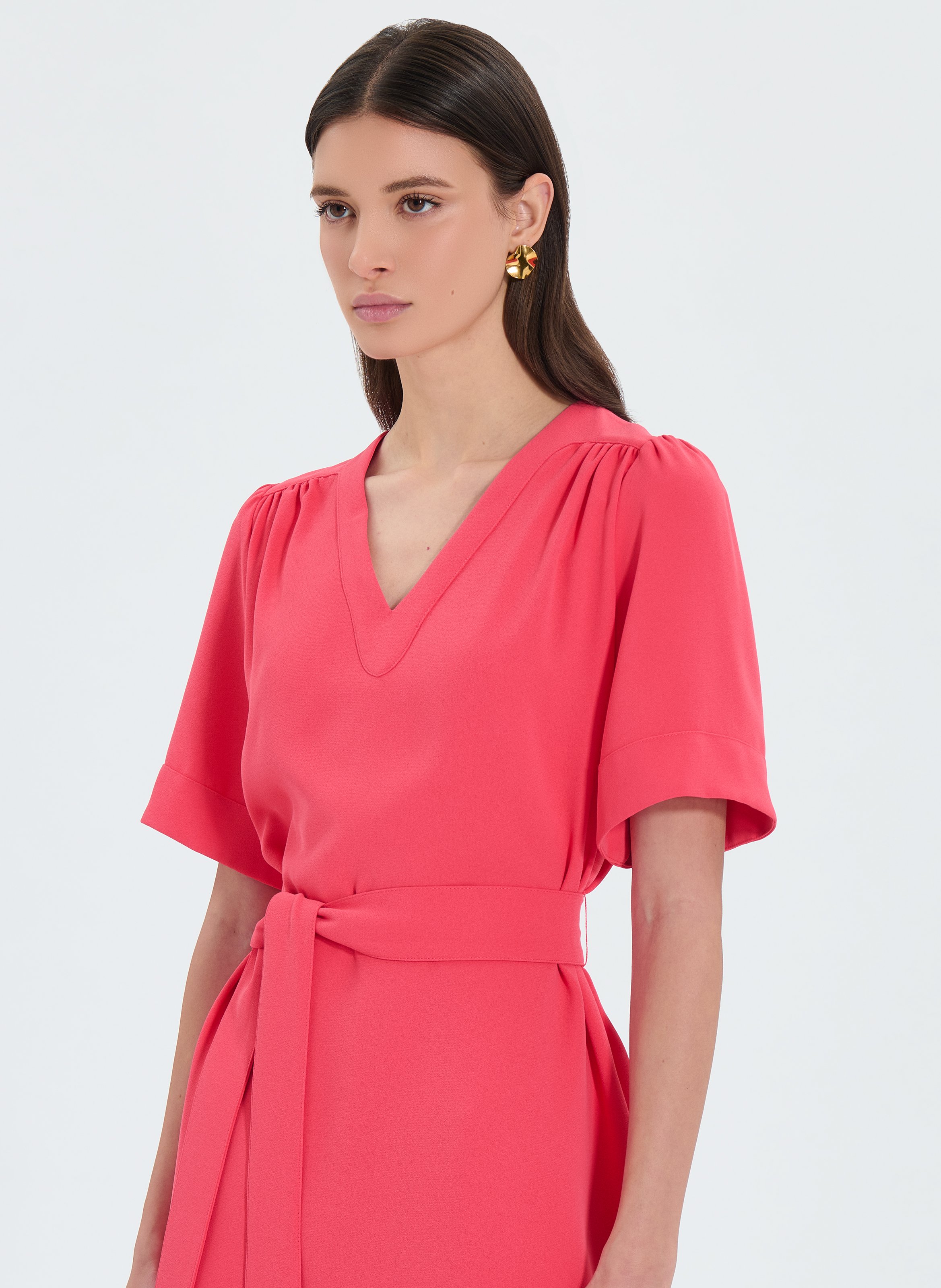 Robe  retie ZAPA Rose