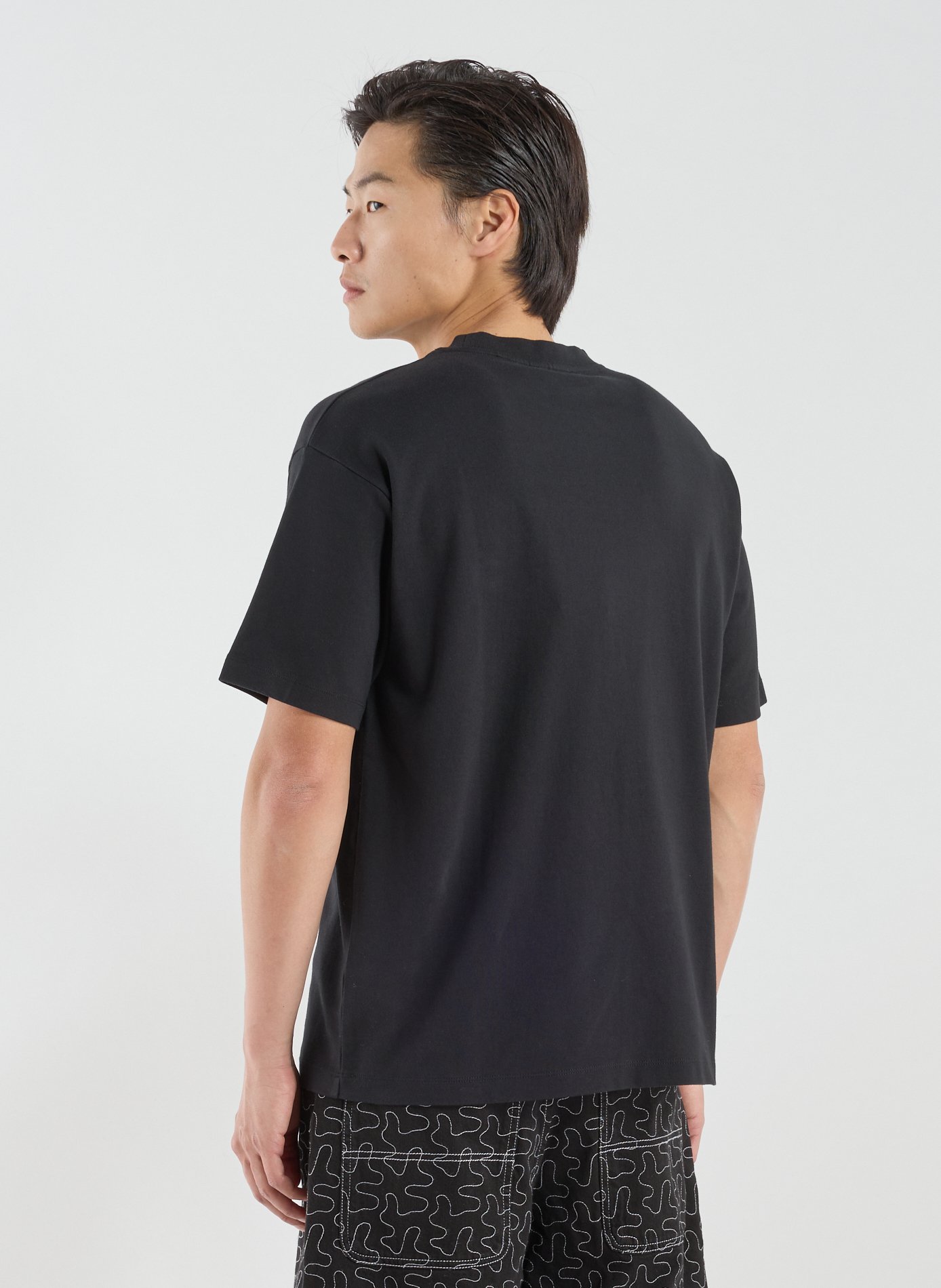 T-shirt en coton DROLE DE MONSIEUR Noir