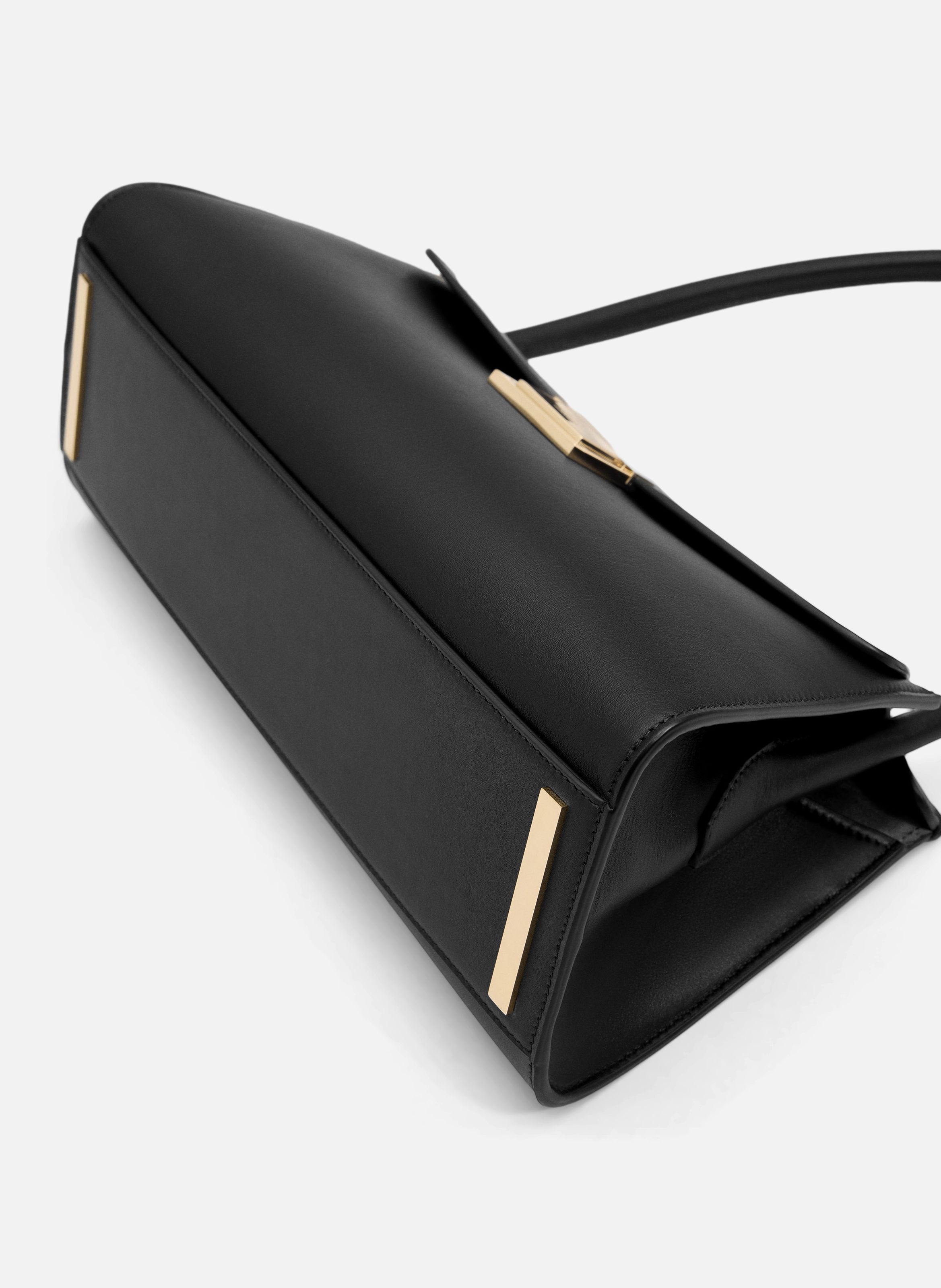 Petit sac mimi unisexe en cuir de veau AMI PARIS Noir