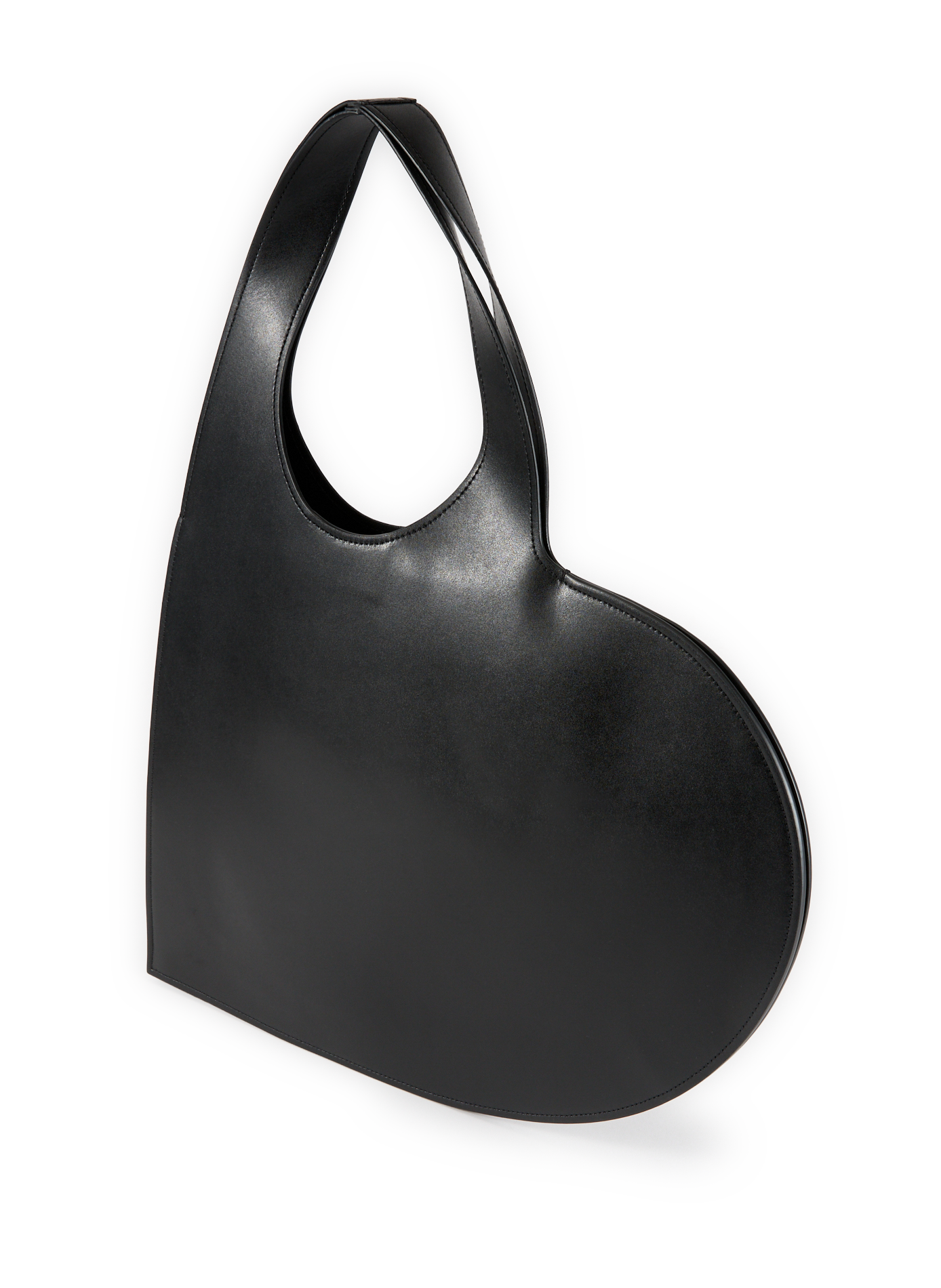 Heart-shaped leather shoulder bag COPERNI Black