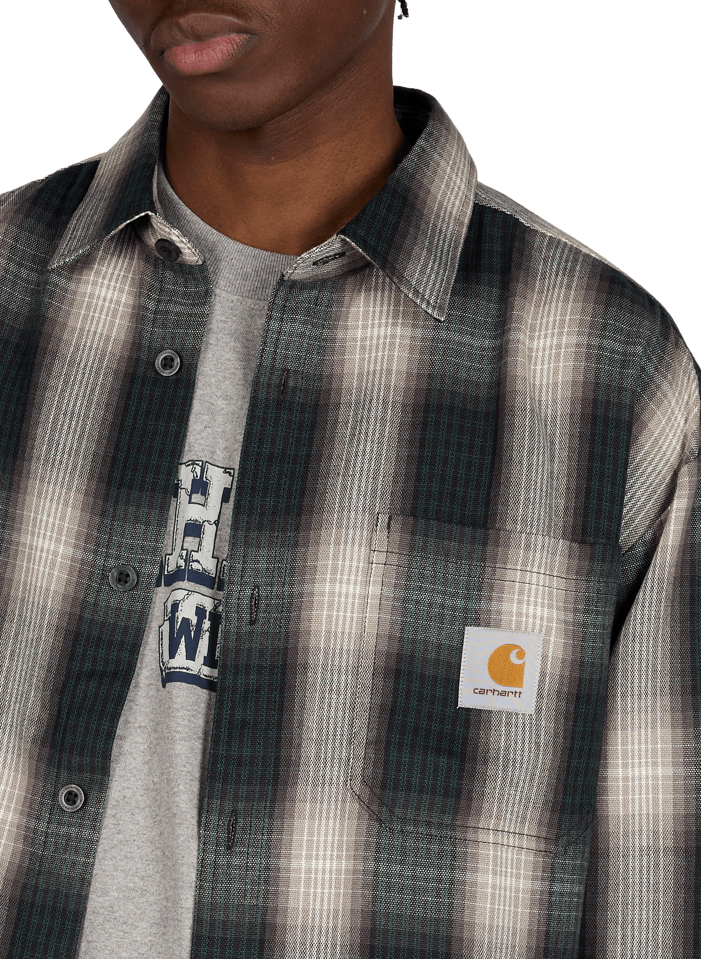 Classic checked shirt CARHARTT WIP Green