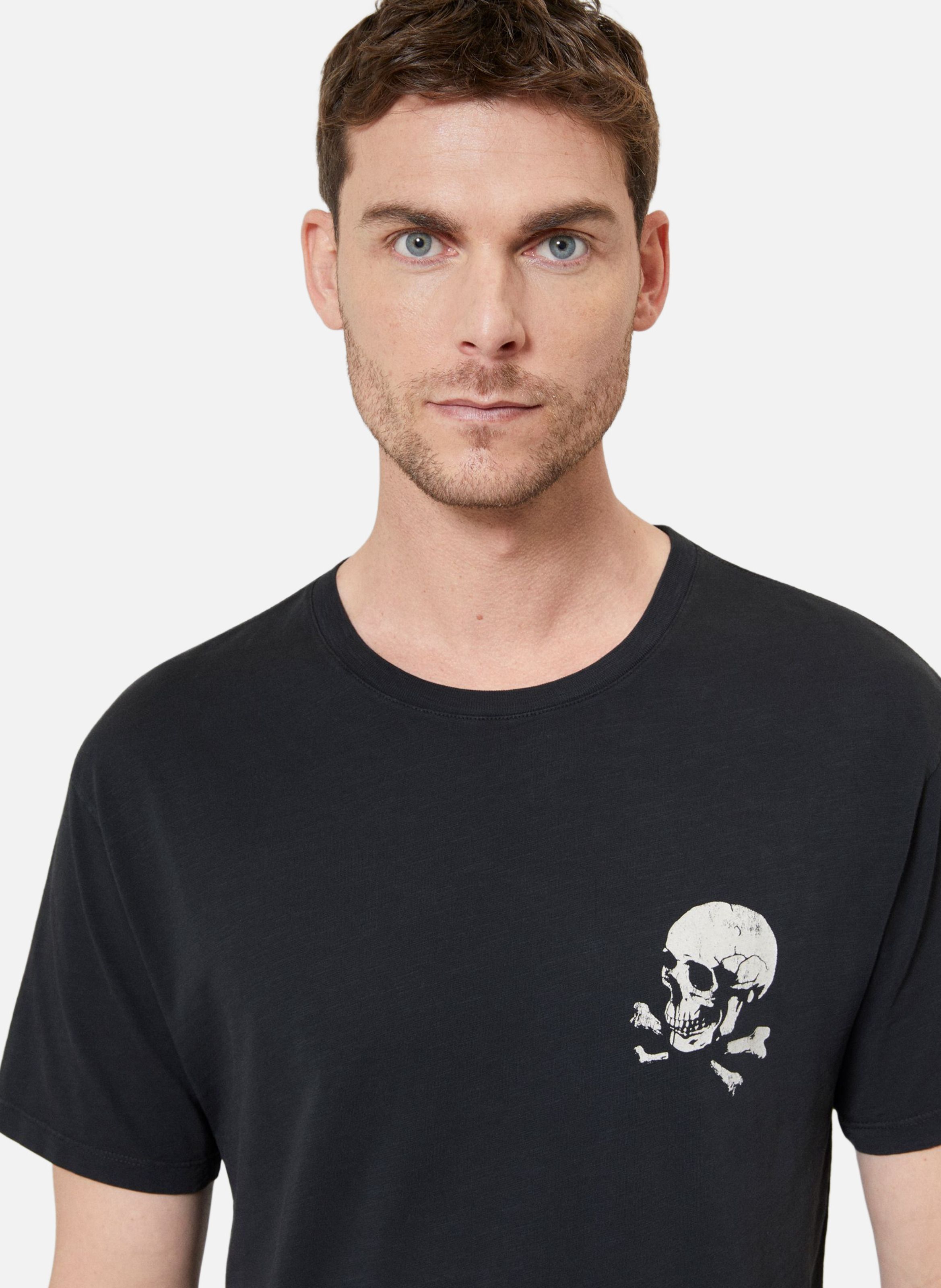 T-shirt avec sérigraphie skull THE KOOPLES Noir