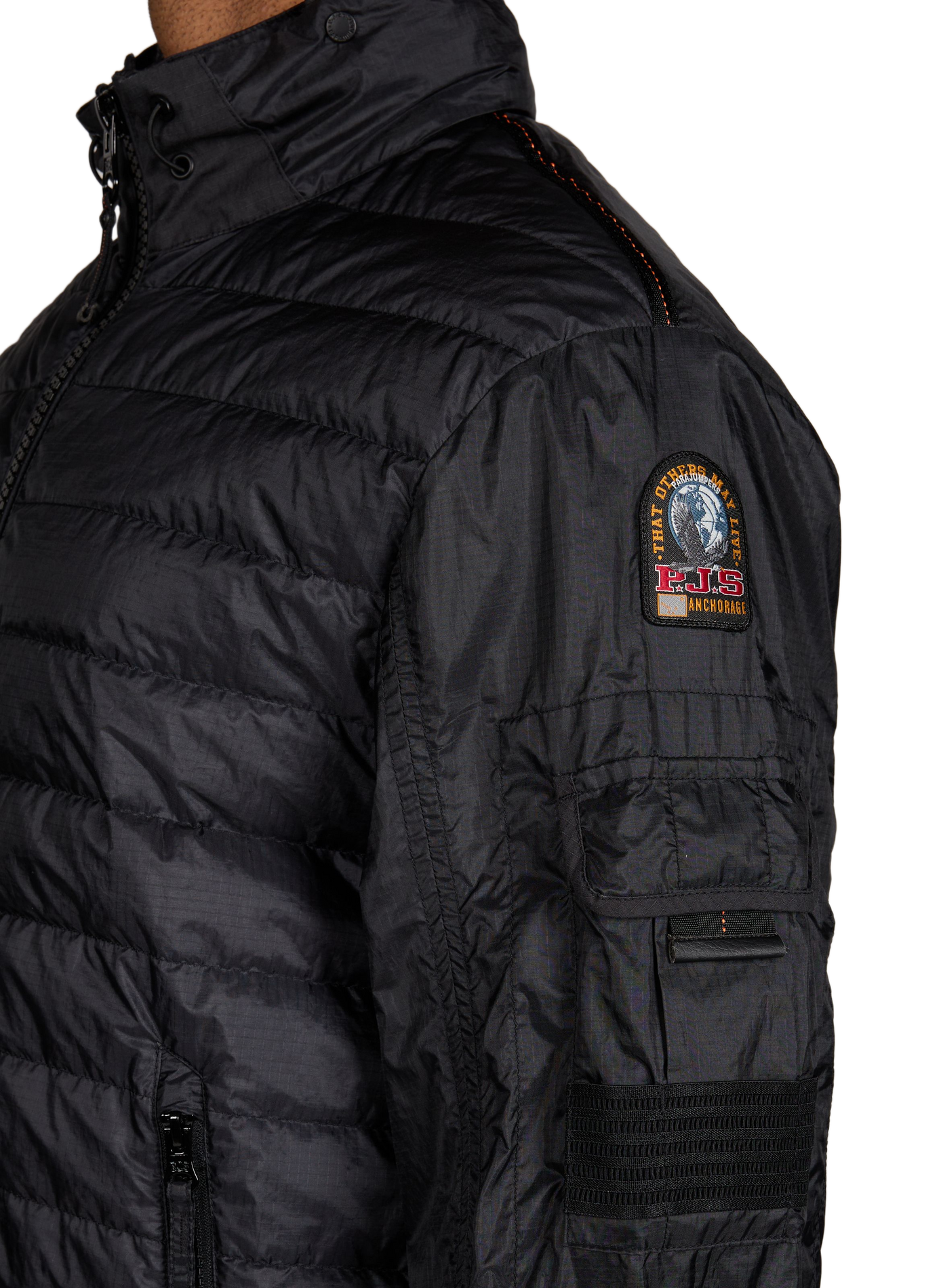 Blouson matelassé Rimo à col montant PARAJUMPERS Noir