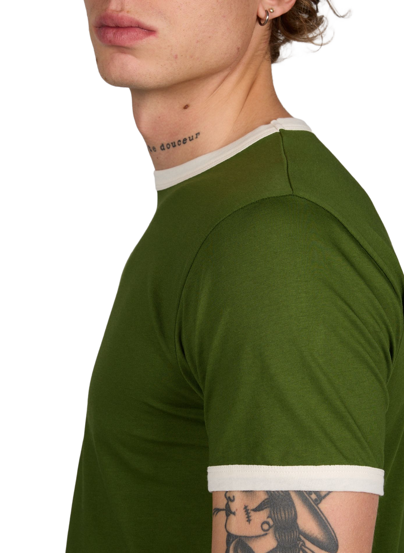 Classic Cotton T-Shirt AU PRINTEMPS PARIS Green