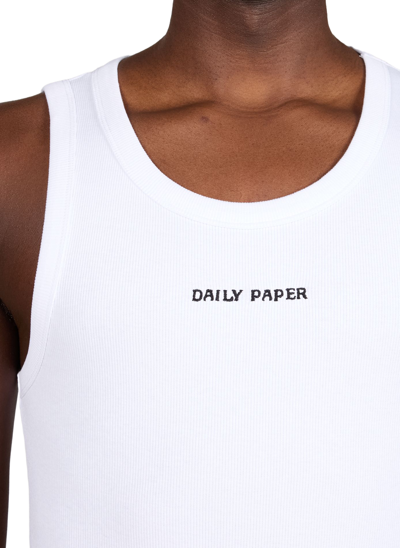 Débardeur à logo en coton DAILY PAPER Blanc