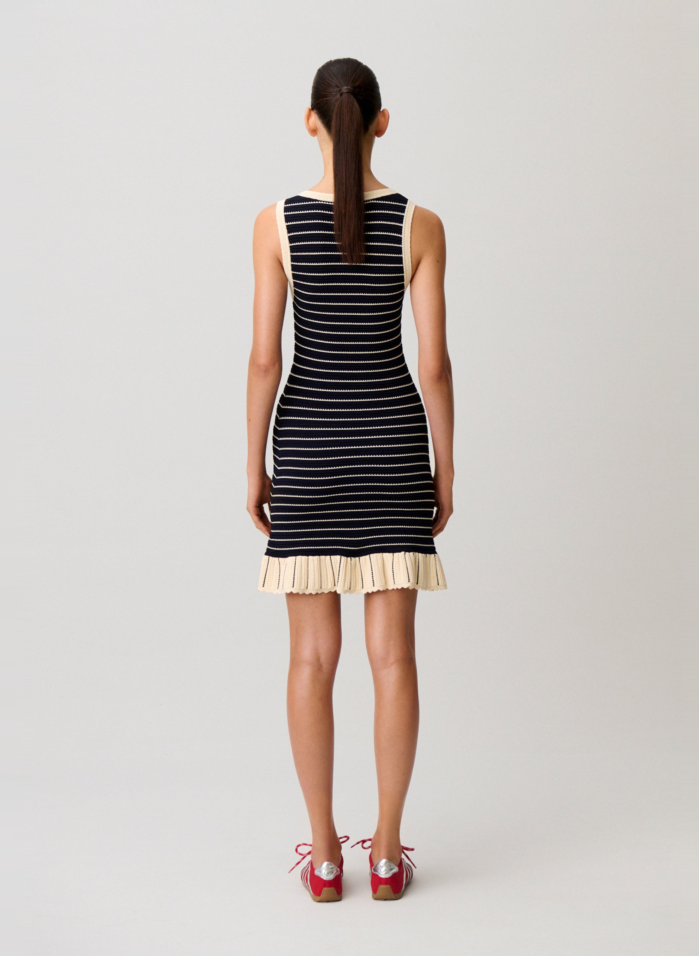 Robe moulante courte en maille CLAUDIE PIERLOT Multicolore