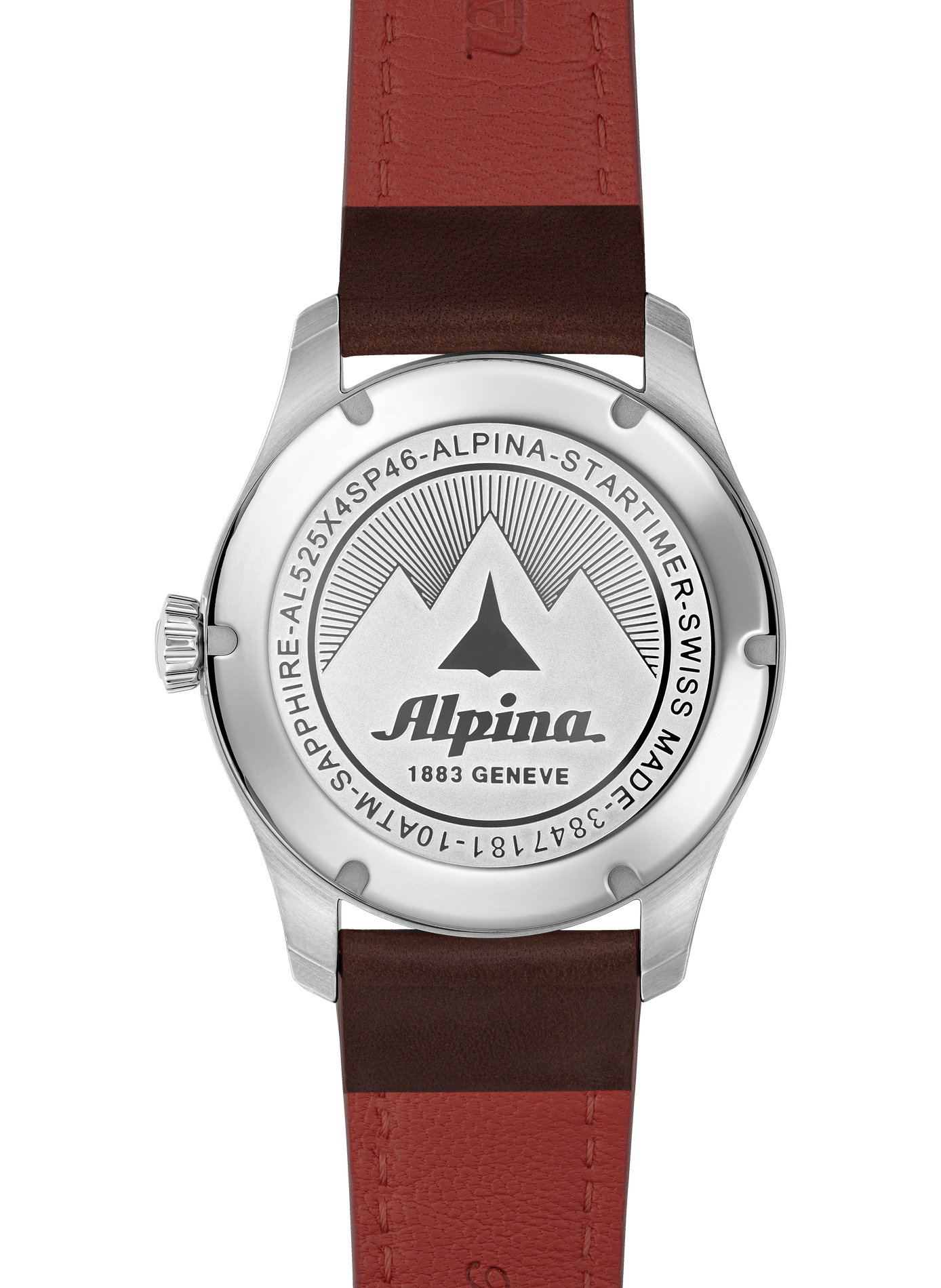 Montre automatique Pilot Automatic en cuir de veau ALPINA Bleu