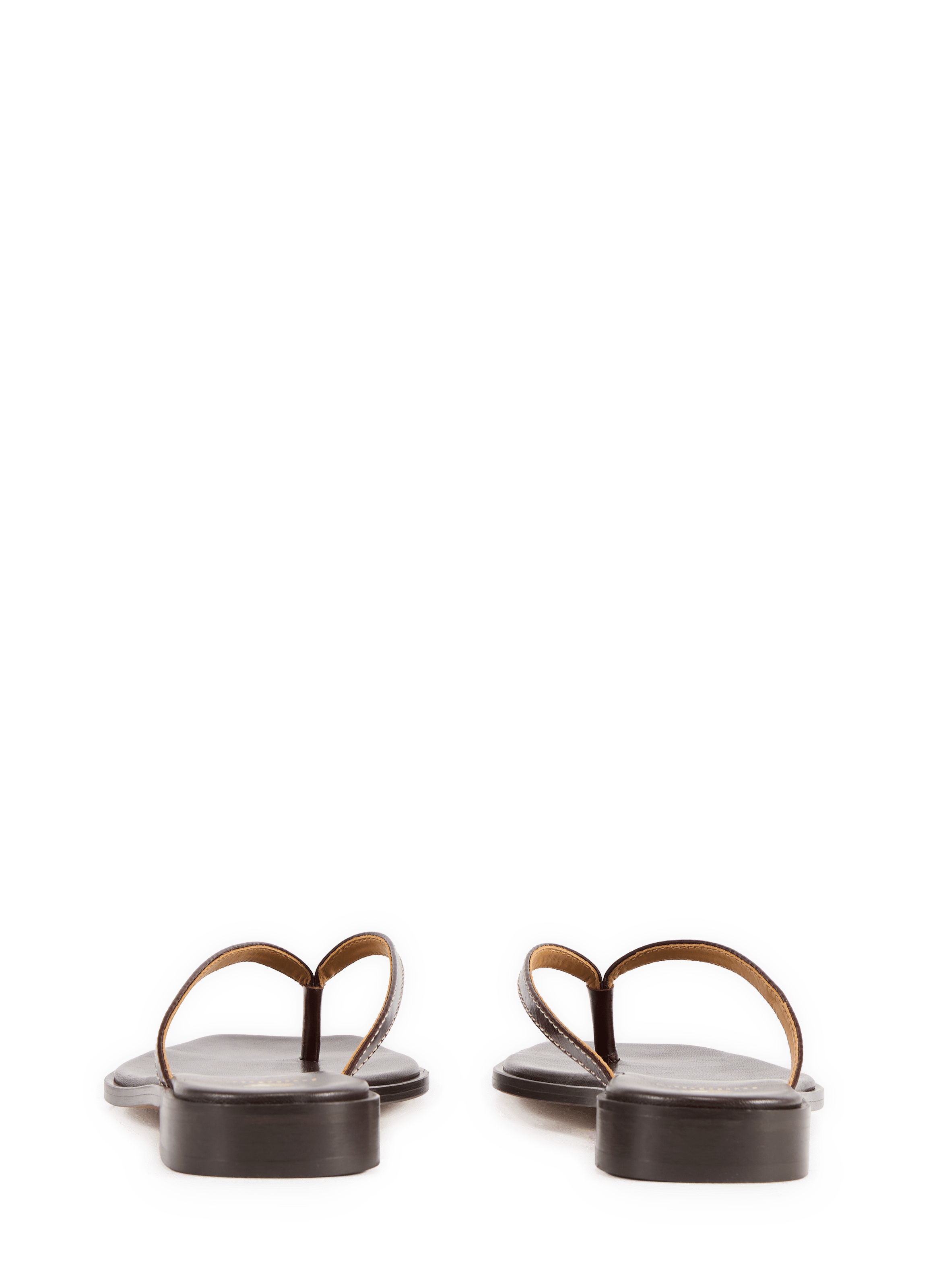 Tongs Sol en cuir BOBBIES Marron