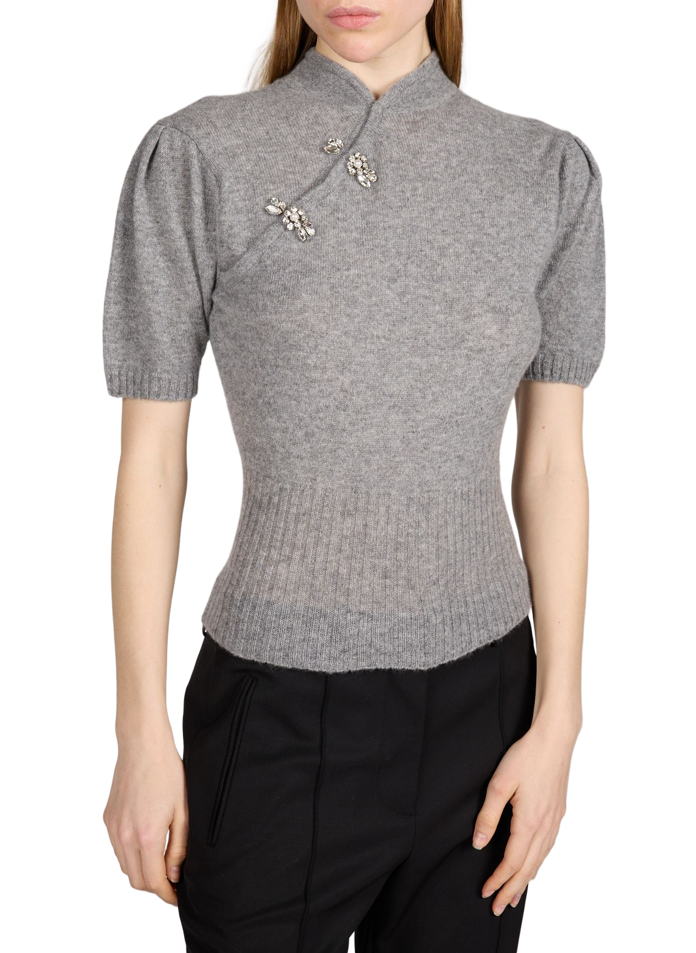 Pull ajusté en cachemire SIMONE ROCHA Gris